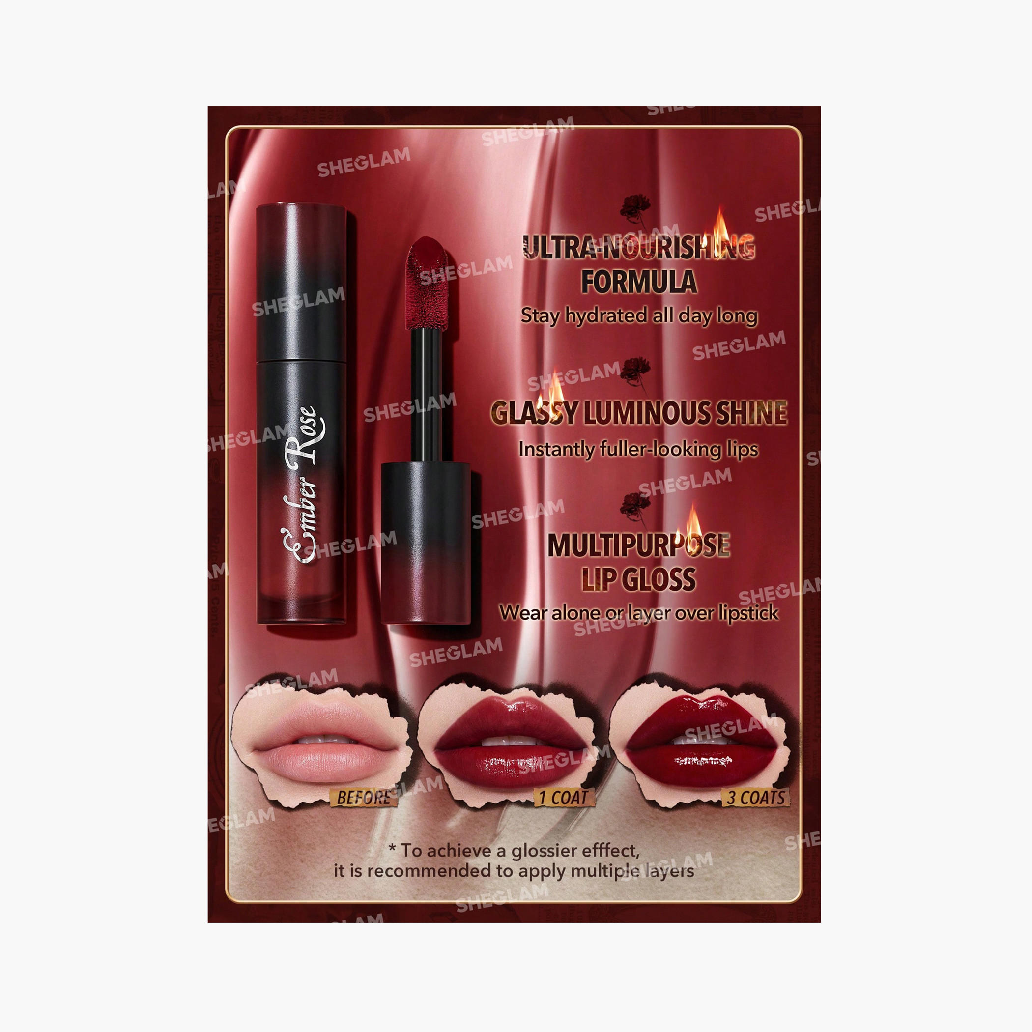 SHEGLAM Ember Rose Immortal Love Nourishing Lip Gloss-beautyandpersonalcare-makeup-lips-lipglossesandbalms-image-5
