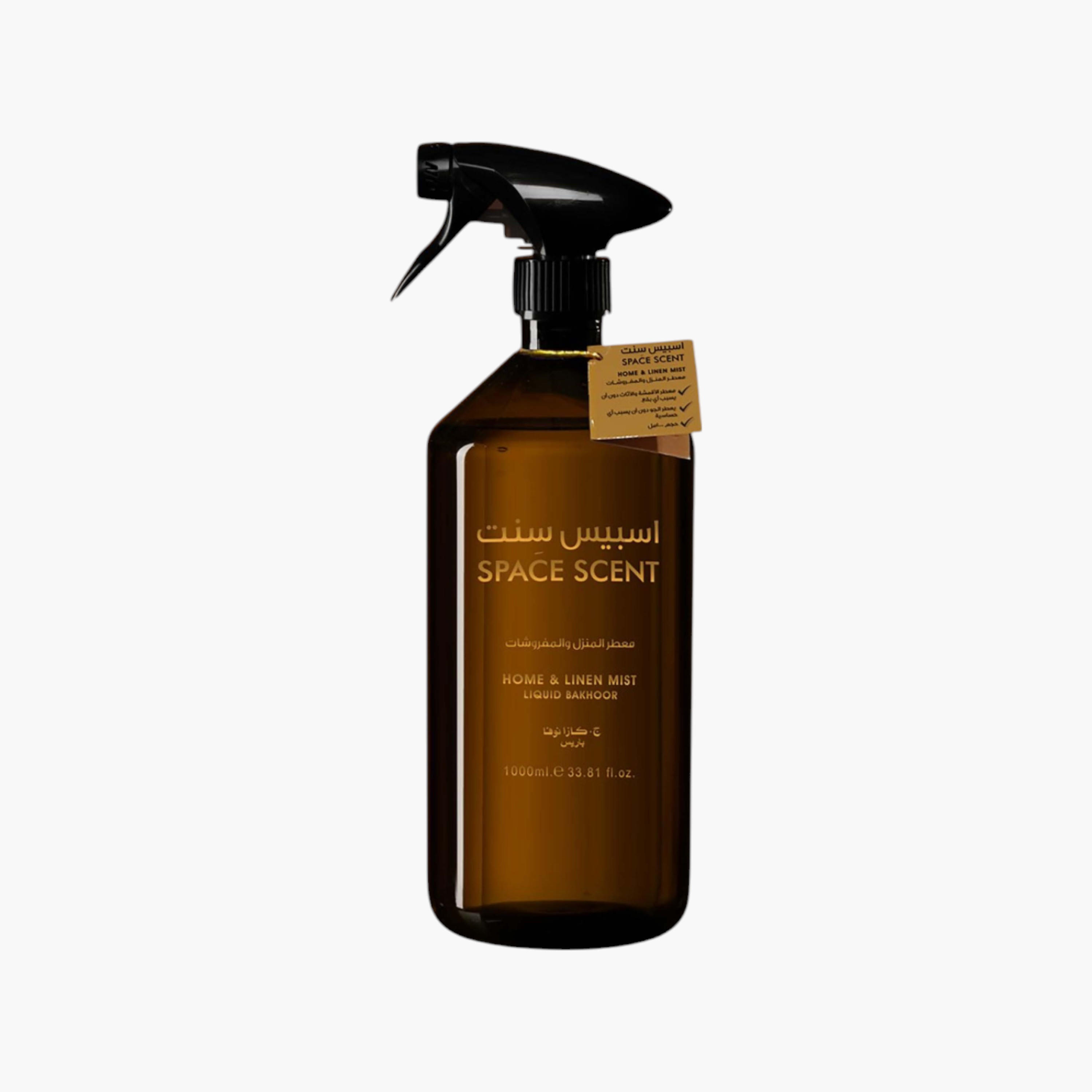 Space Scent Liquid Bakhoor Scented Home and Linen Mist - 1000 ml-household-homefragrance-homesprays-image-1