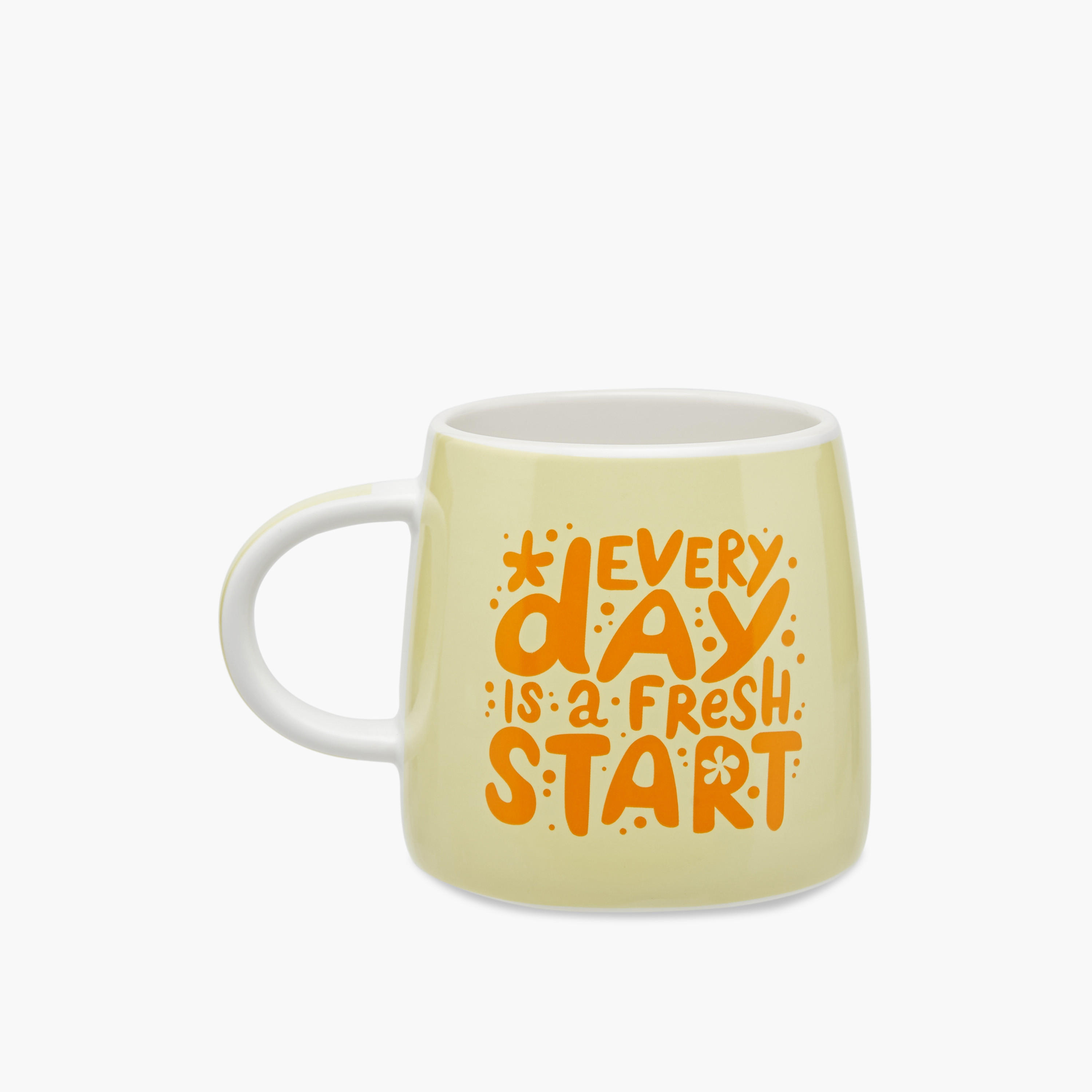 Every Day Is A Fresh Start New Bone China Mug with Handle - 414 ml-household-dining-teaandcoffee-mugsandcups-image-2