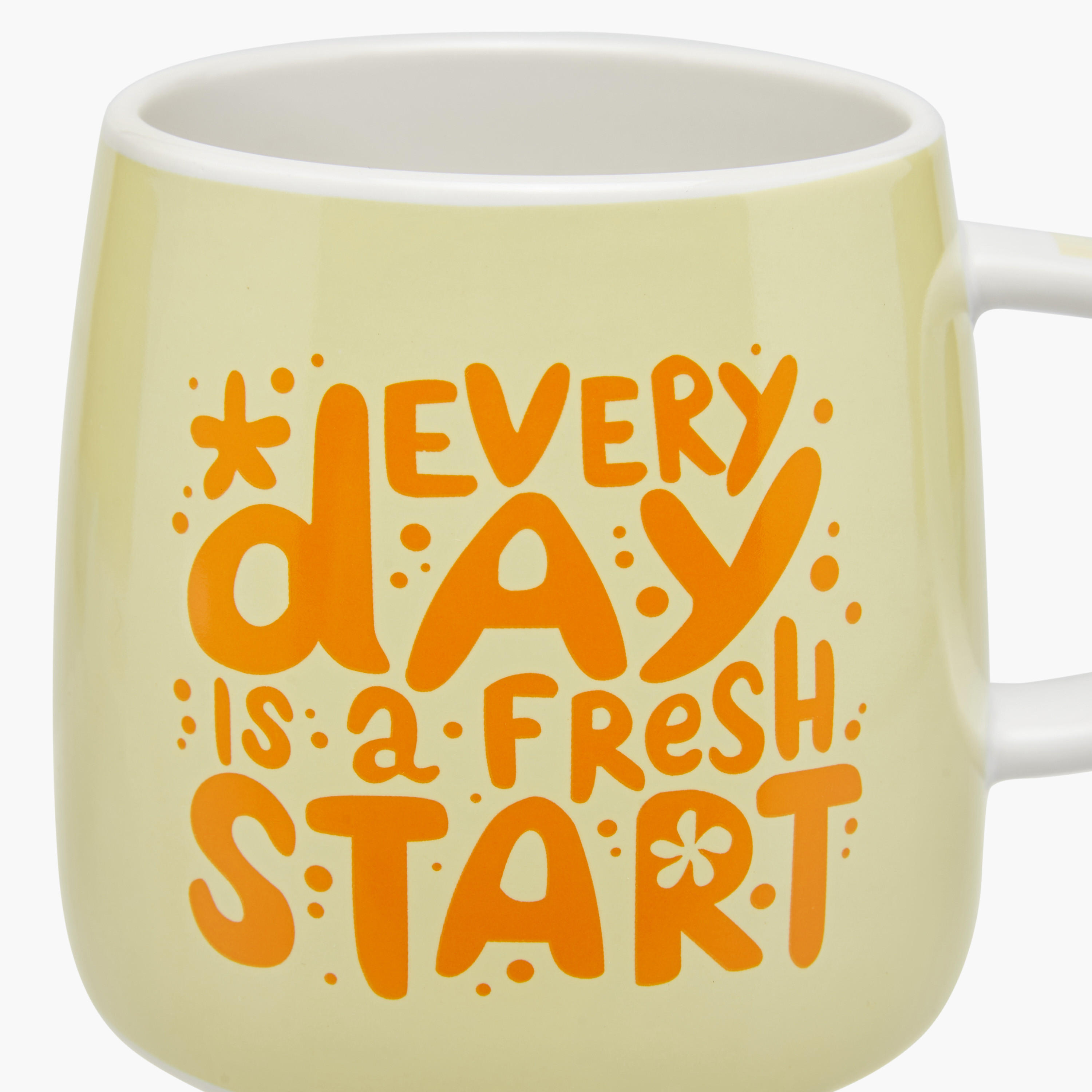 Every Day Is A Fresh Start New Bone China Mug with Handle - 414 ml-household-dining-teaandcoffee-mugsandcups-image-3