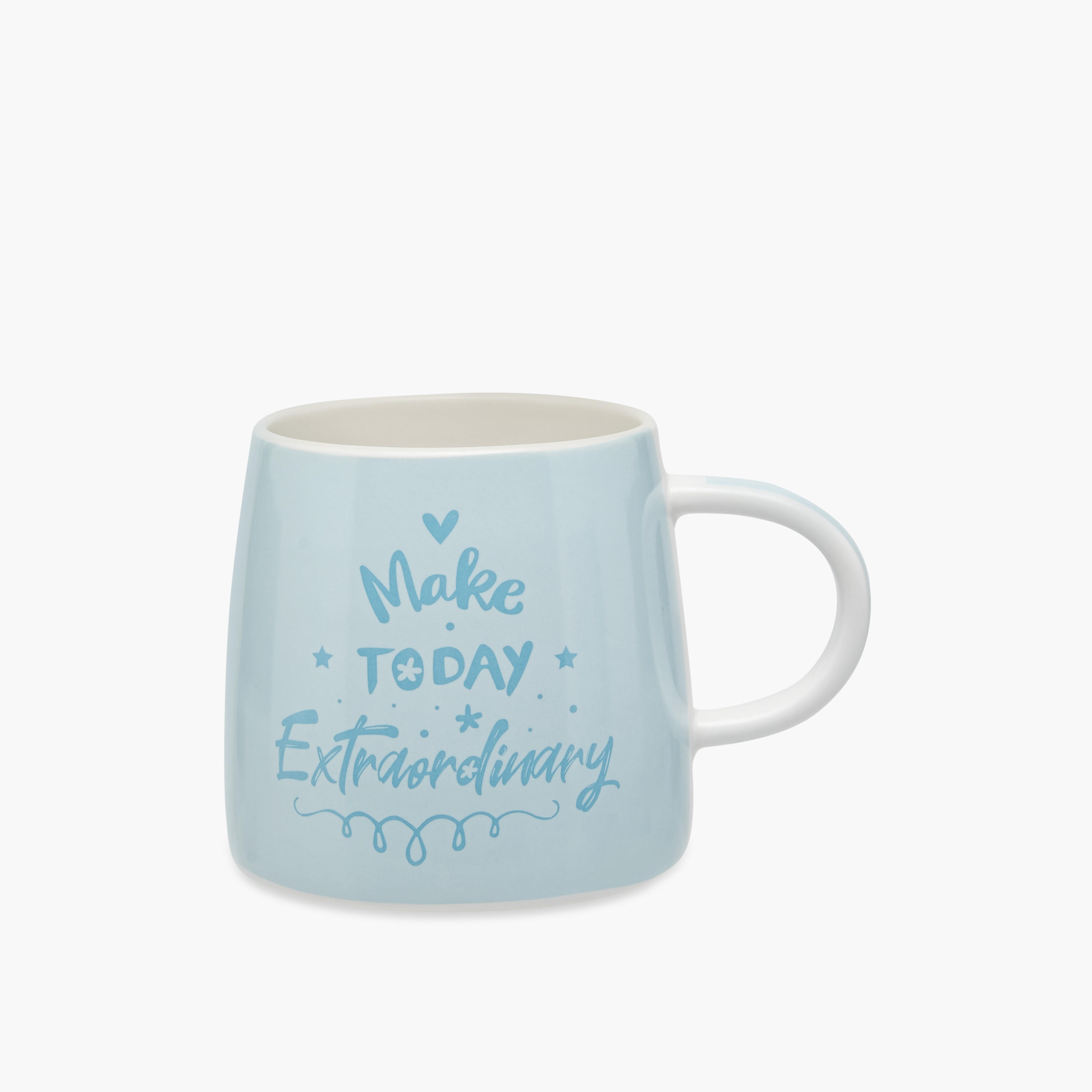 Slogan Print New Bone China Mug - 414 ml-household-dining-teaandcoffee-mugsandcups-image-1