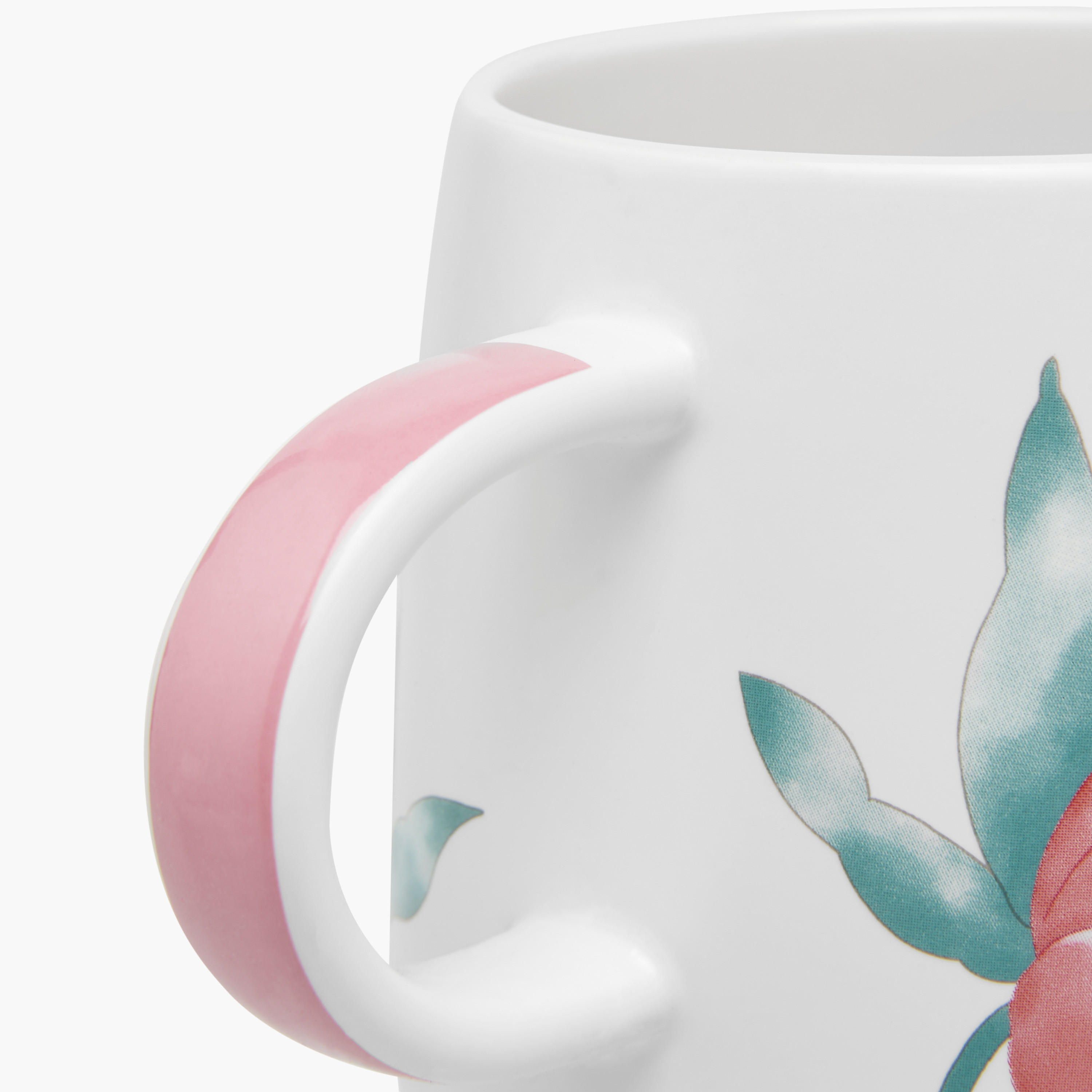 Floral Print New Bone China Mug - 414 ml-household-dining-teaandcoffee-mugsandcups-image-4