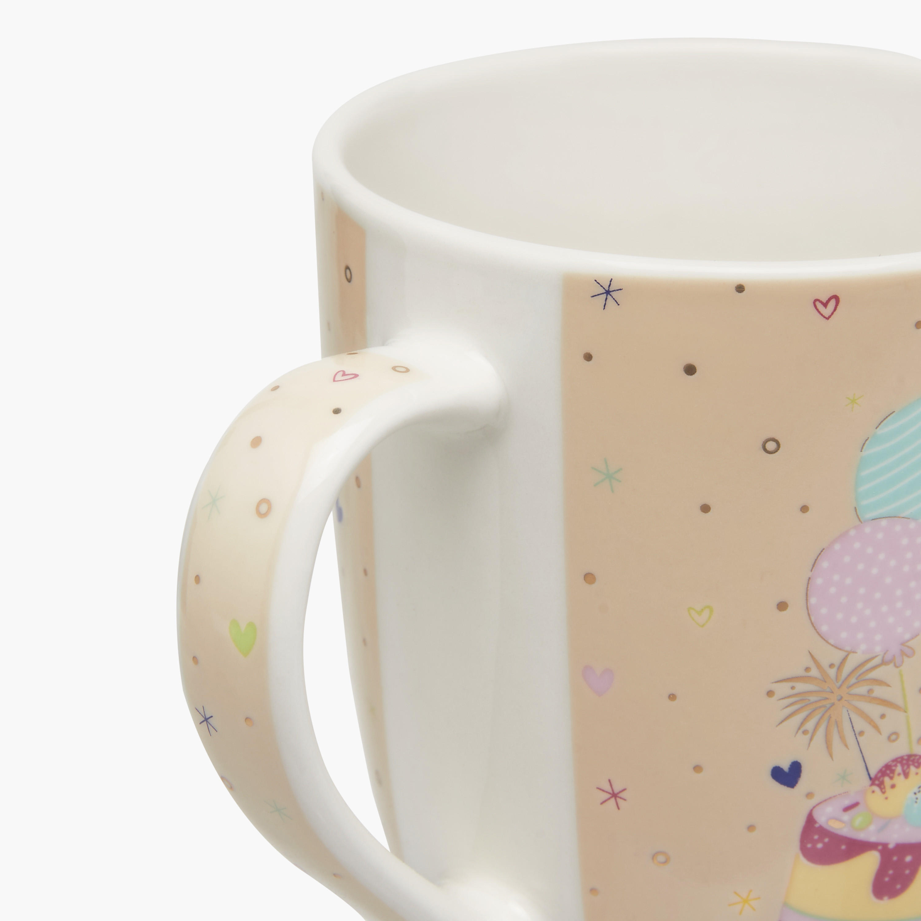 Hooray Its'S Your Birthday Print New Bone China Mug with Handle - 355 ml-household-dining-teaandcoffee-mugsandcups-image-4