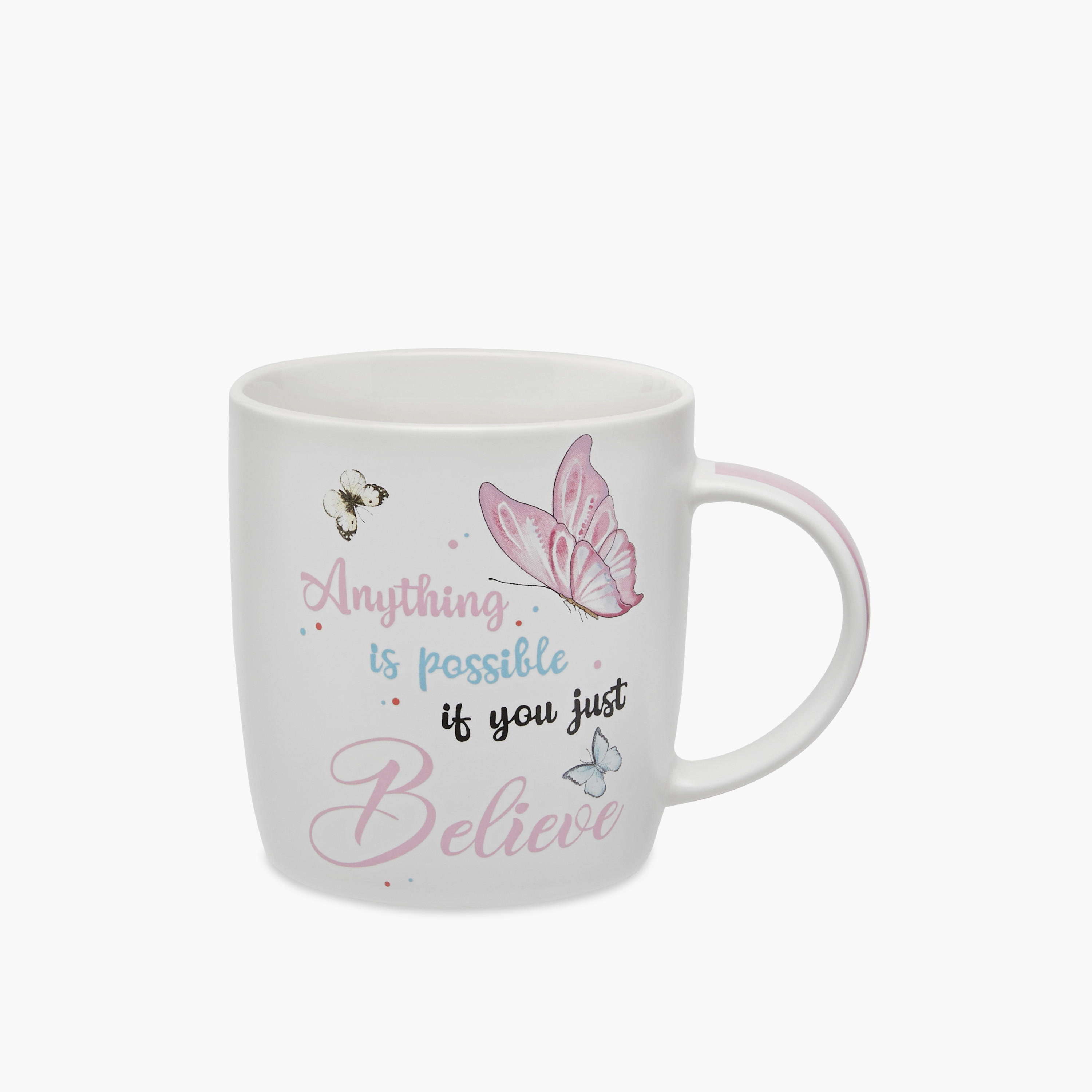 Anything Is Possible If You Just Believe Print New Bone China Mug - 355 ml-household-dining-teaandcoffee-mugsandcups-image-1