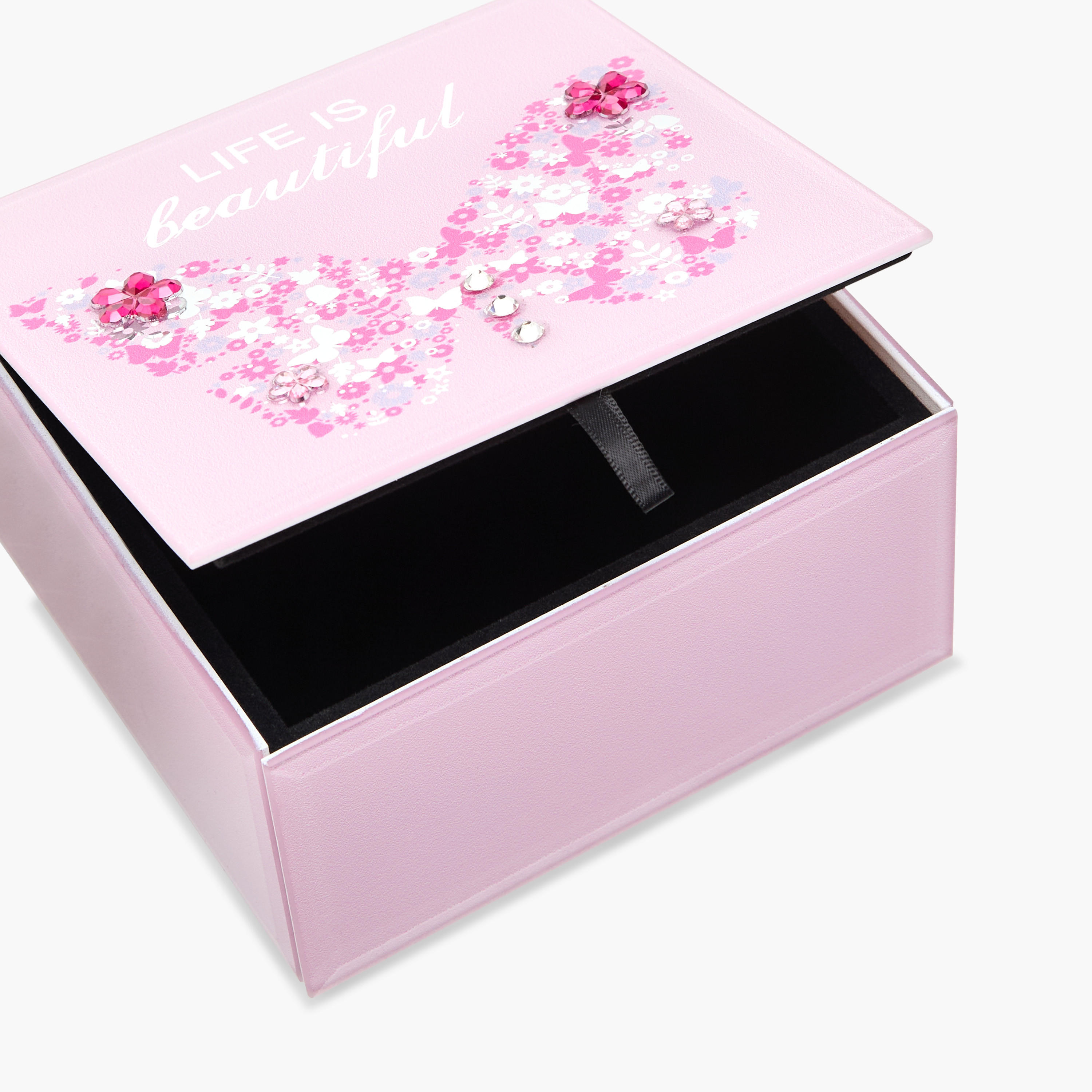 Butterfly Glass Jewellery Box - 13x13x7 cms-women-watchesandjewellery-jewellery-storage-image-6