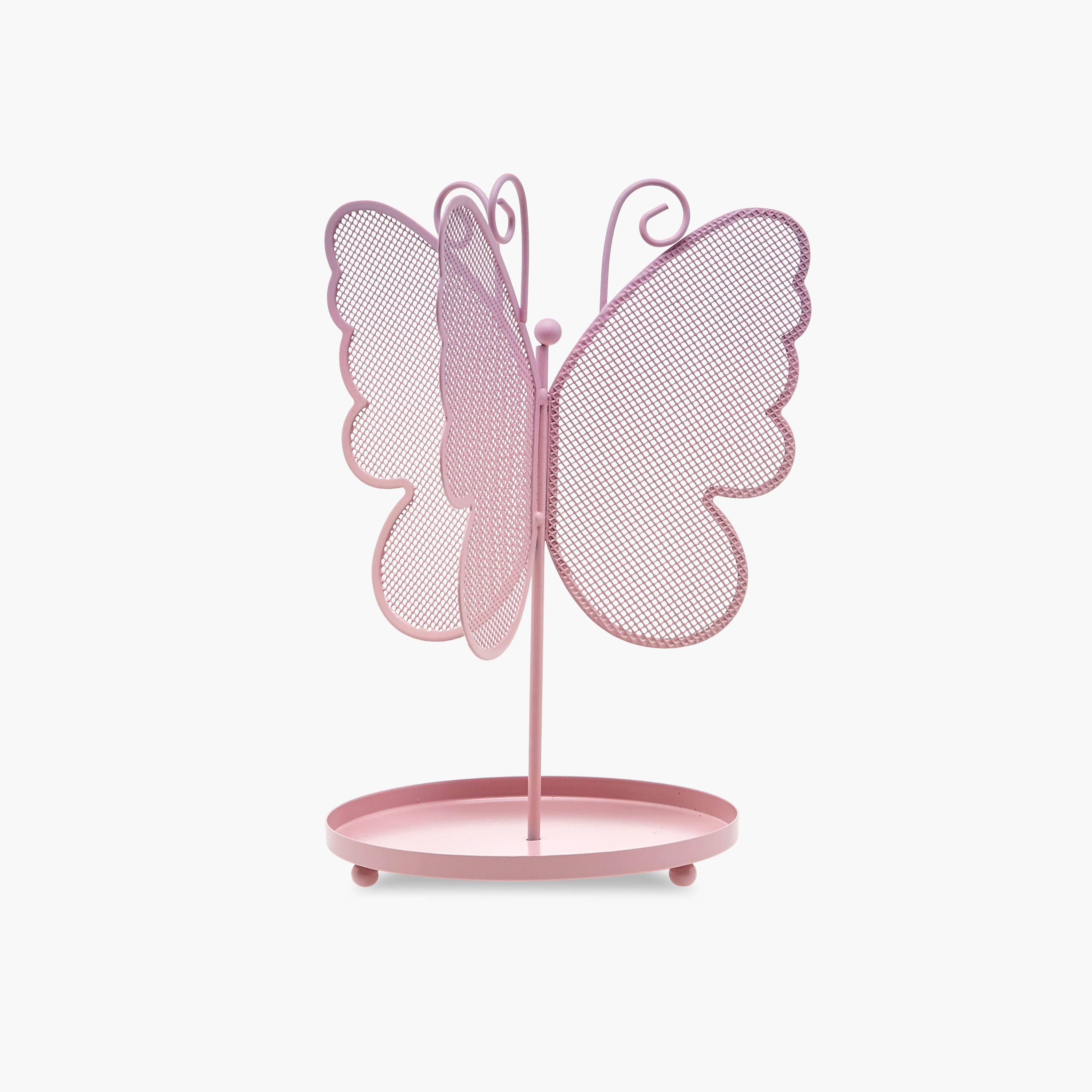 Butterfly Metal Jewellery Stand - 15x12x21 cms-women-watchesandjewellery-jewellery-storage-image-2