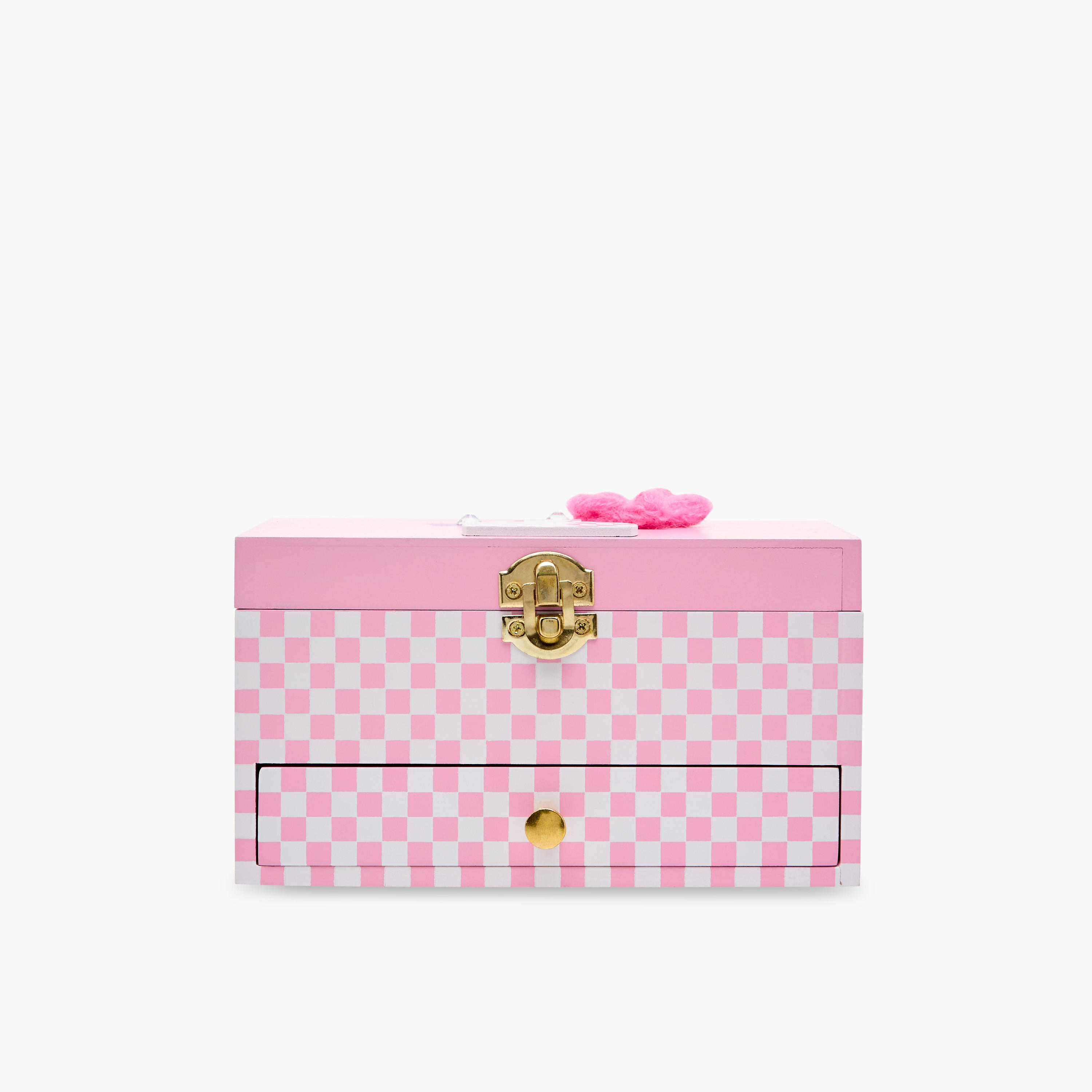 Printed 2-Compartment Musical Jewellery Box -18x12x10 cms-women-watchesandjewellery-jewellery-storage-image-2