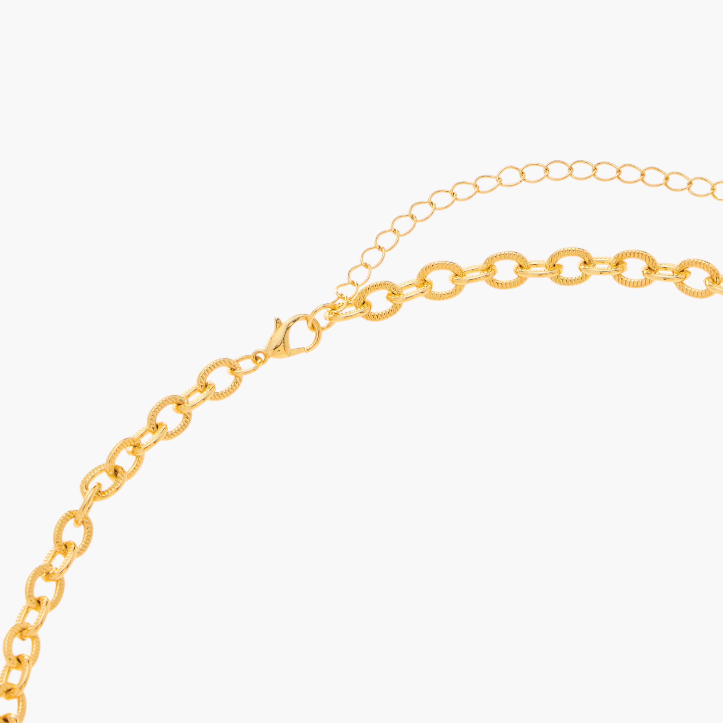 Charm Accent Chain Necklace with Lobster Clasp Closure-women-watchesandjewellery-jewellery-necklacesandpendants-image-4