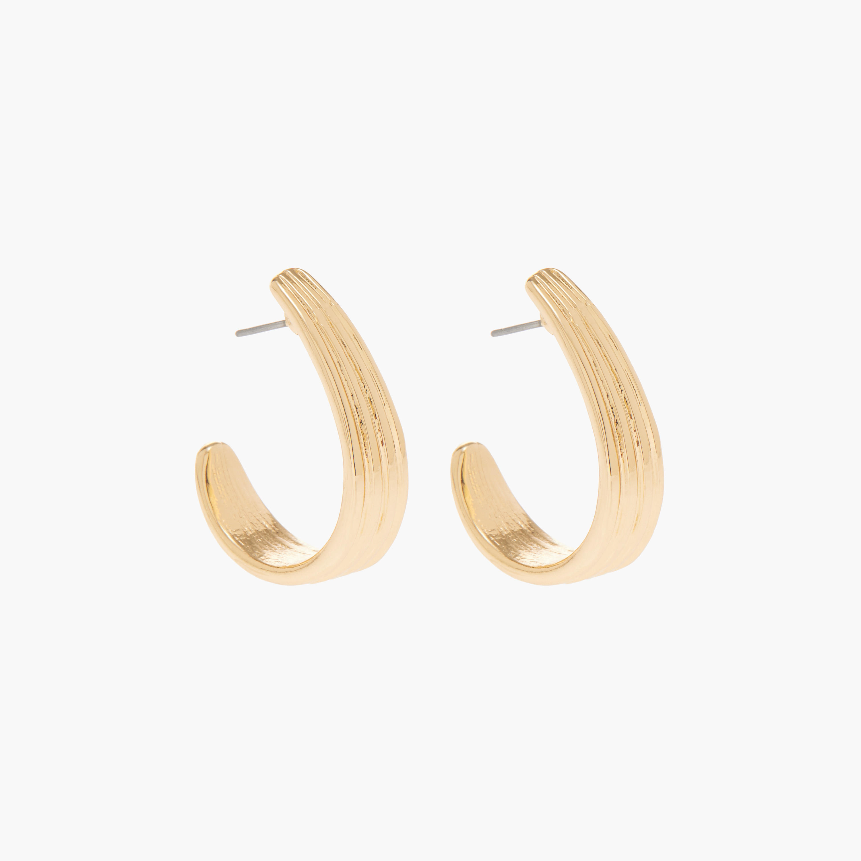 حلقان ميتاليك متنوعة بمكبس إغلاق خلفي - طقم 3 أزواج-women-watchesandjewellery-jewellery-earrings-image-5