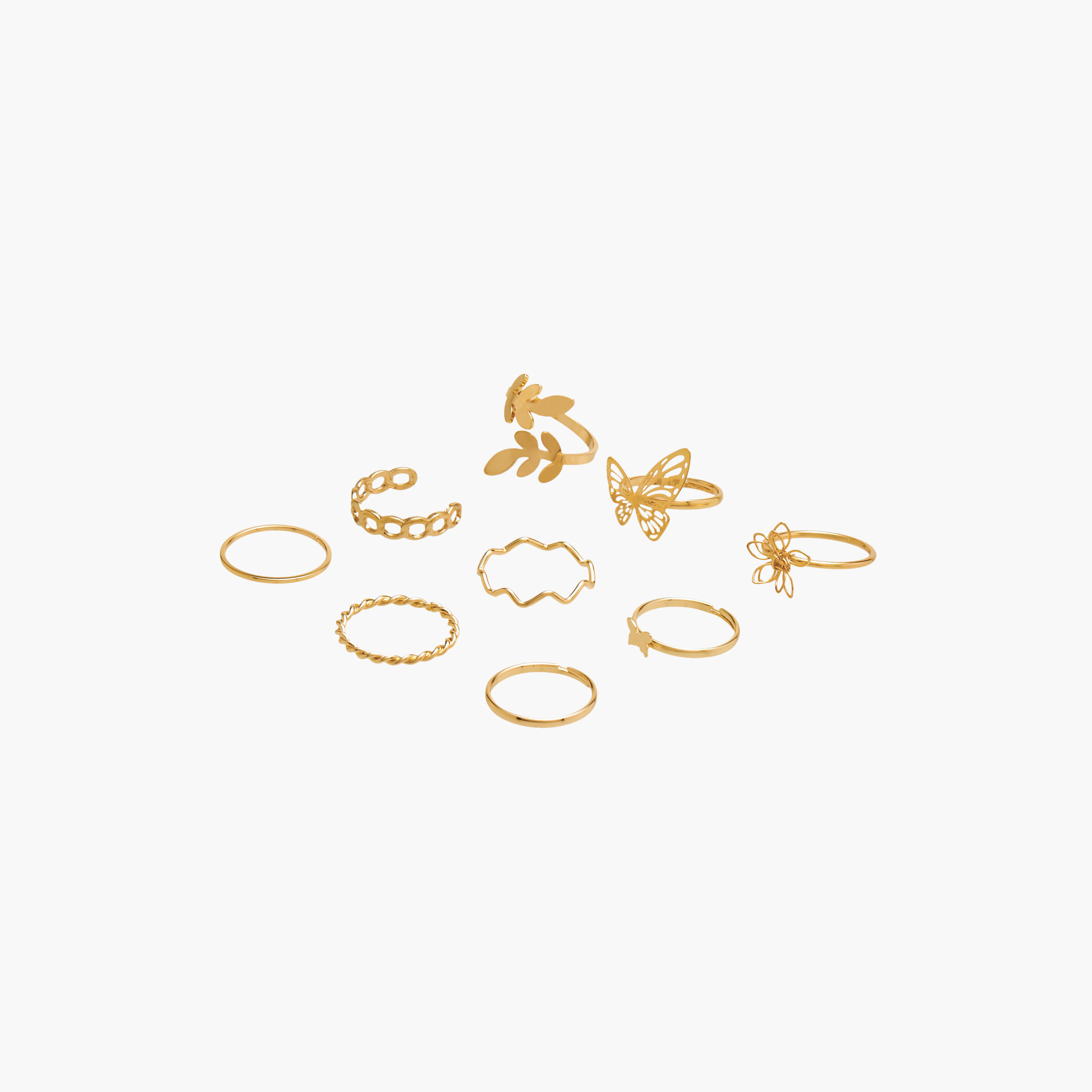 Assorted 9-Piece Ring Set - L-XL-women-watchesandjewellery-jewellery-rings-image-1
