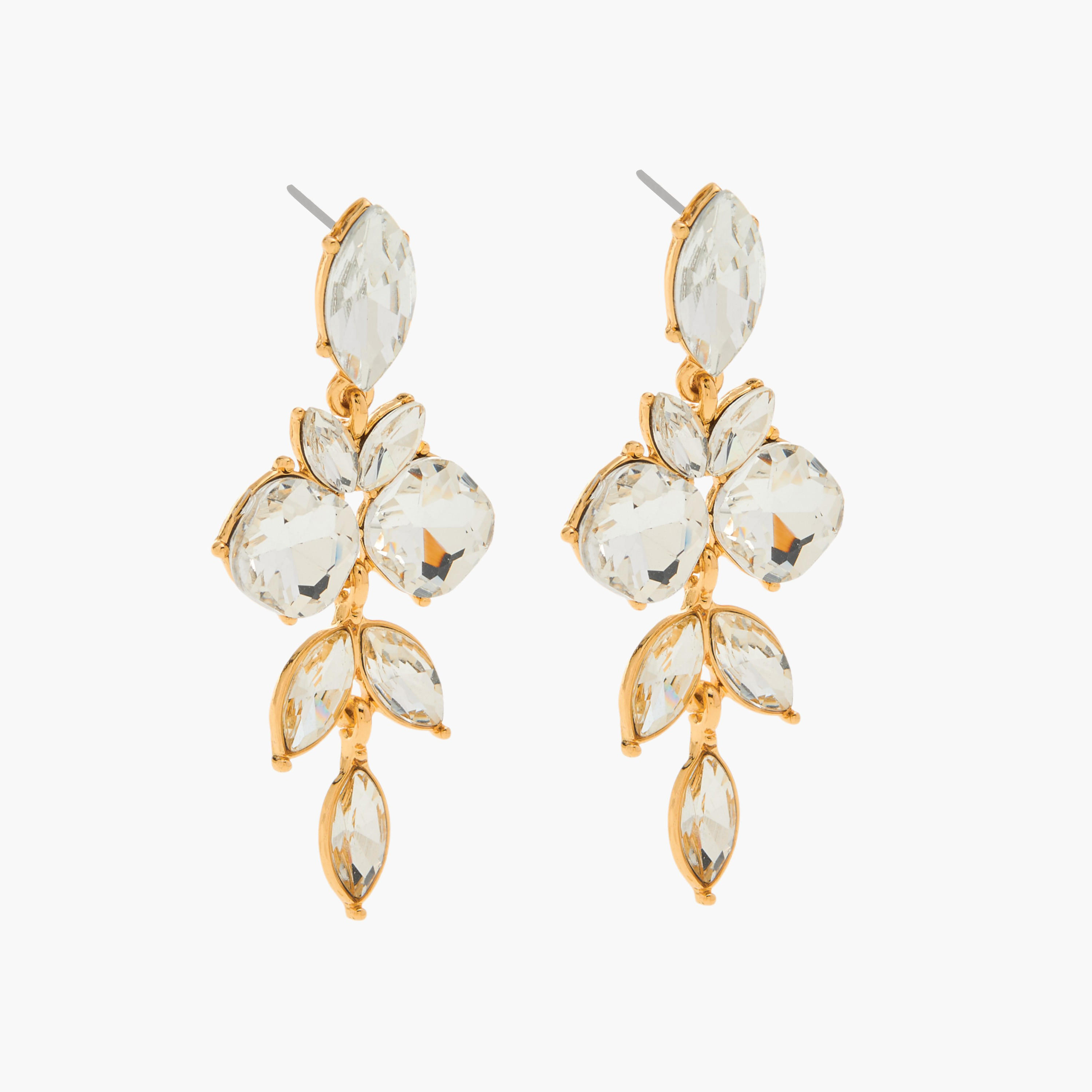 Embellished Dangler Earrings with Pushback Closure-women-watchesandjewellery-jewellery-earrings-image-3