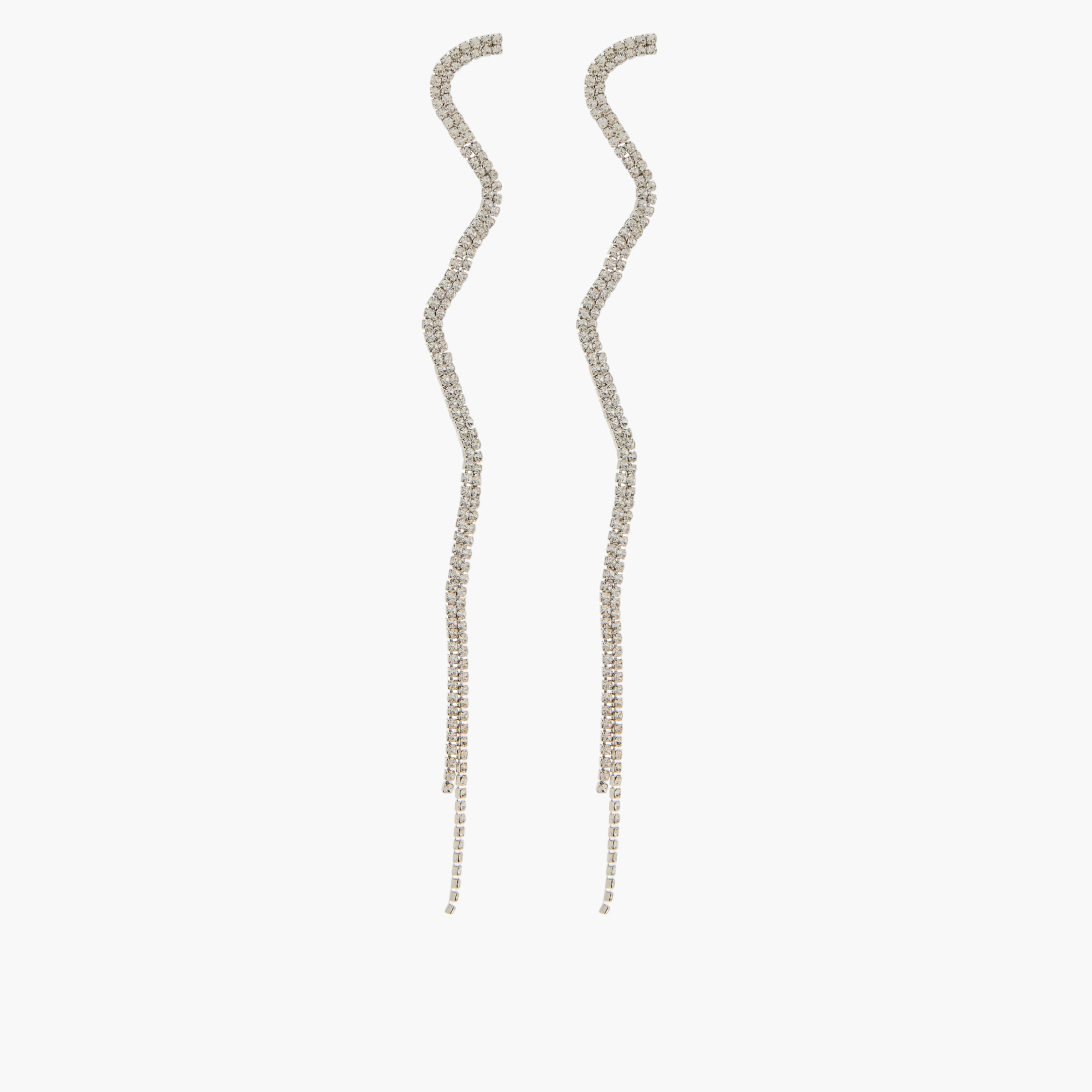Stone Embellished Dangling Earrings with Pushback Closure-women-watchesandjewellery-jewellery-earrings-image-1