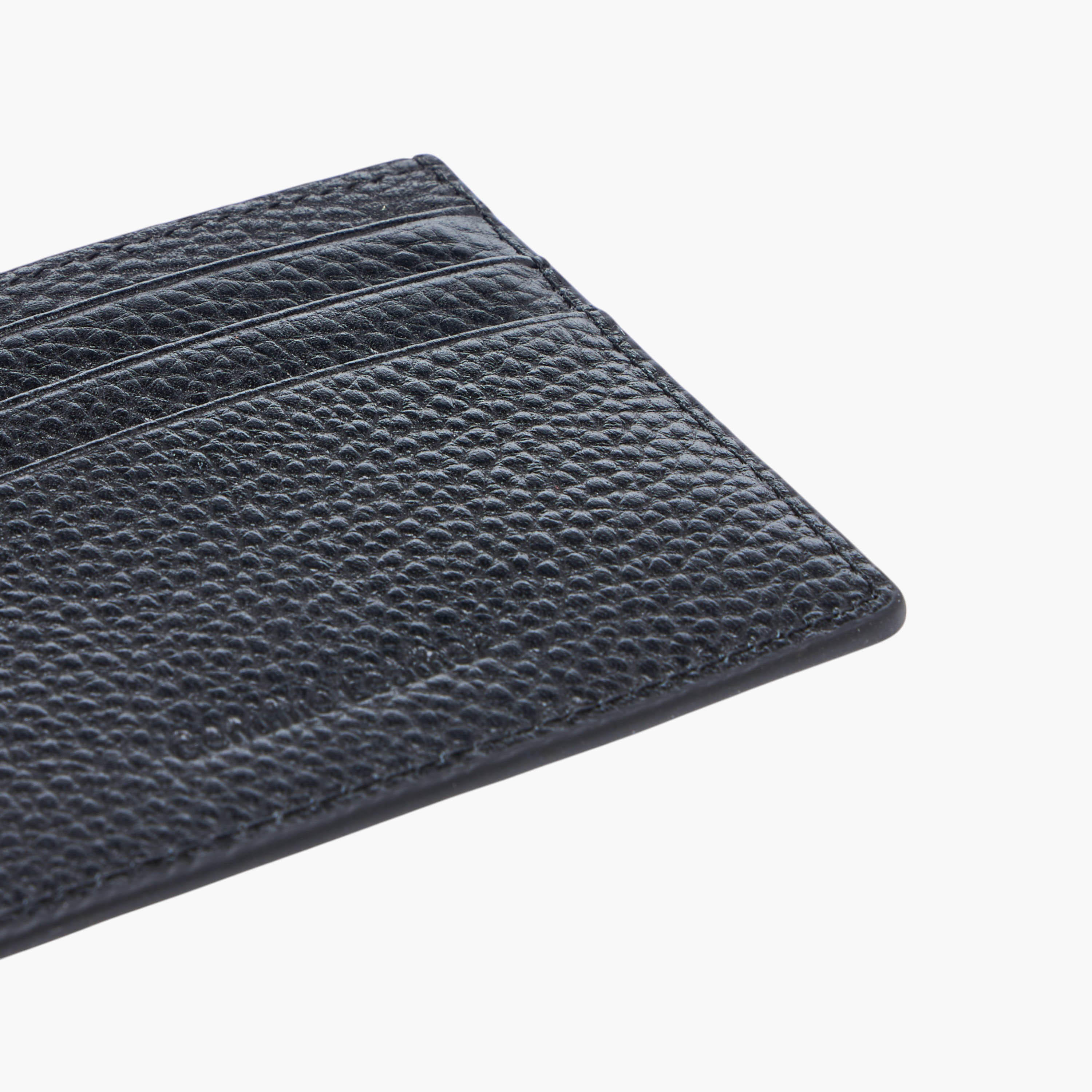 Duchini Textured Card Holder with Open Top-men-beltsandwallets-wallets-image-4