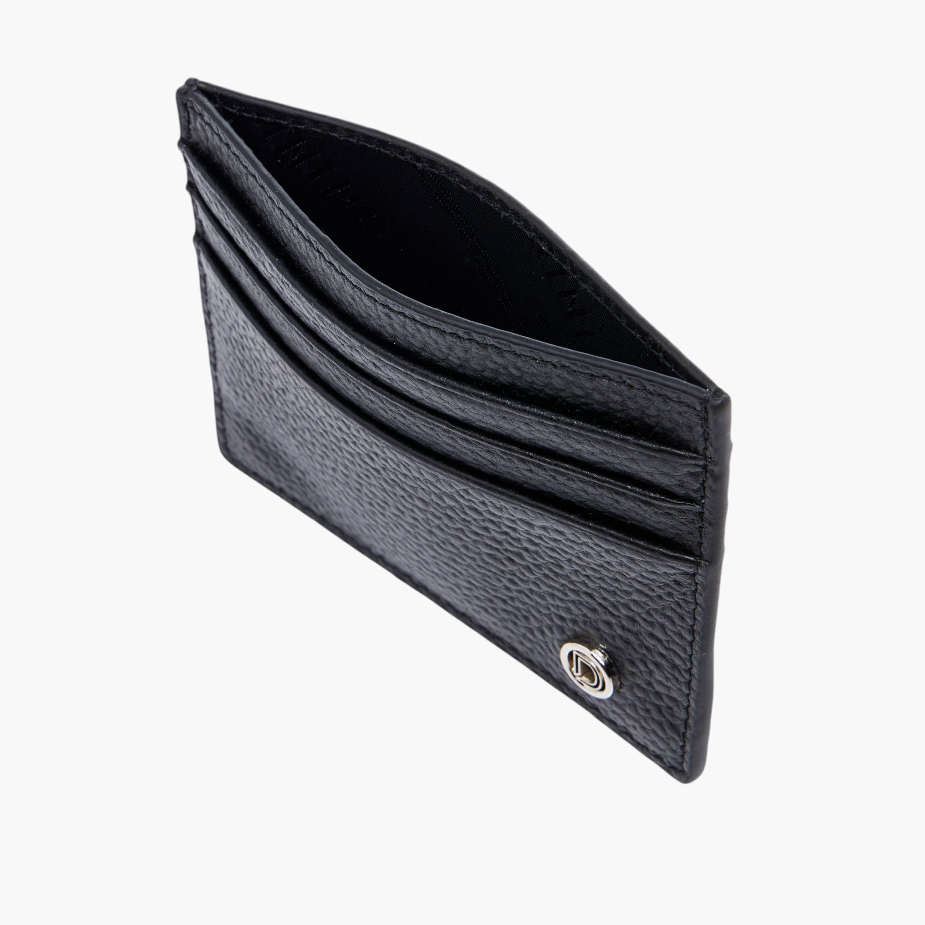 Duchini Textured Card Holder with Open Top-men-beltsandwallets-wallets-image-5