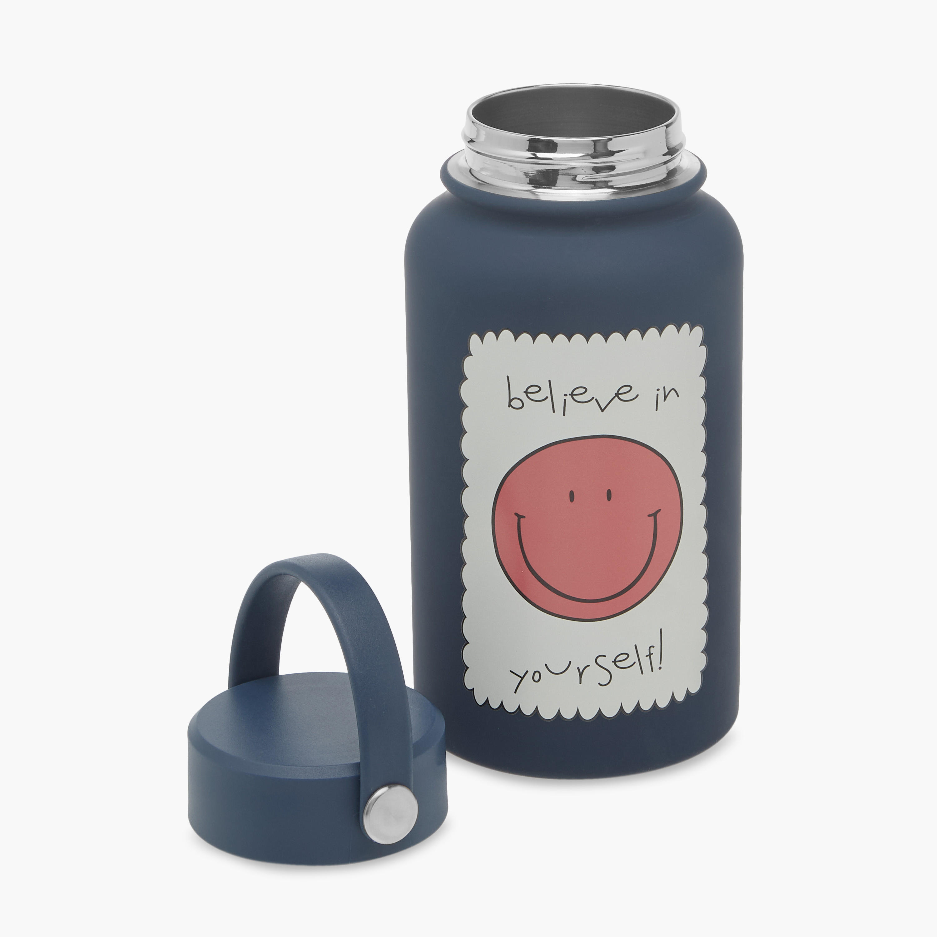 قارورة عازلة ستانليس ستيل بجدار مزدوج وطبعات شعار - 650 مل-school-waterbottles-image-2