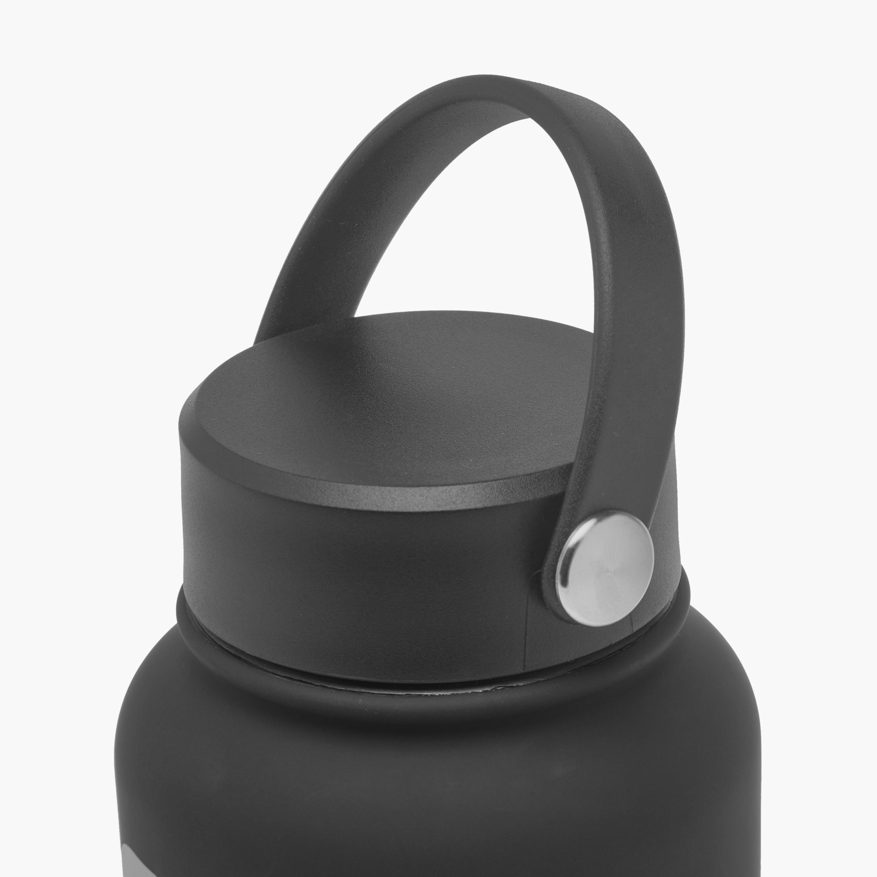 Typographic Print Stainless Steel Double Wall Vacuum Bottle - 650 ml-school-waterbottles-image-3
