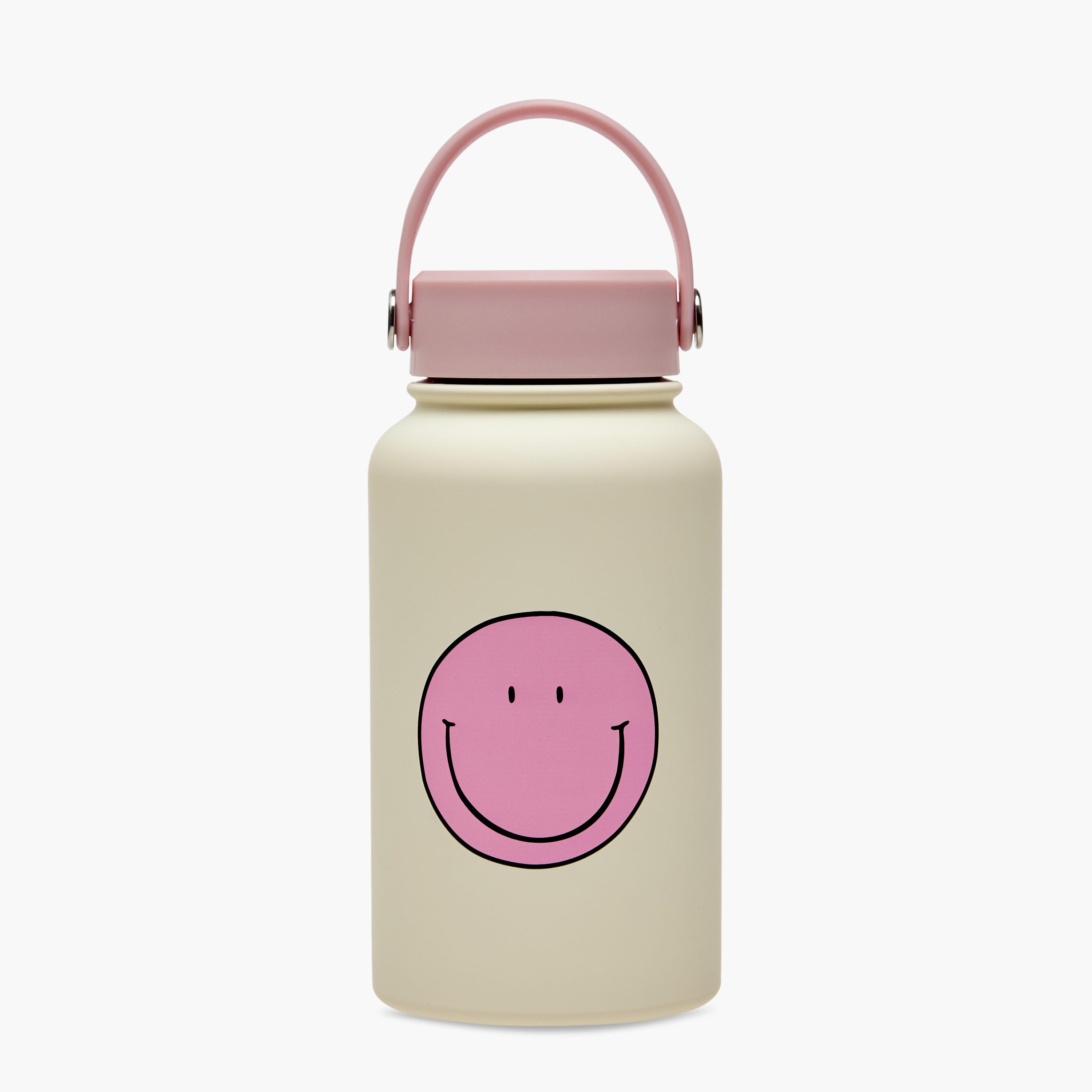 Smile Print Double Wall Stainless Steel Vacuum Bottle - 650 ml-school-waterbottles-image-1