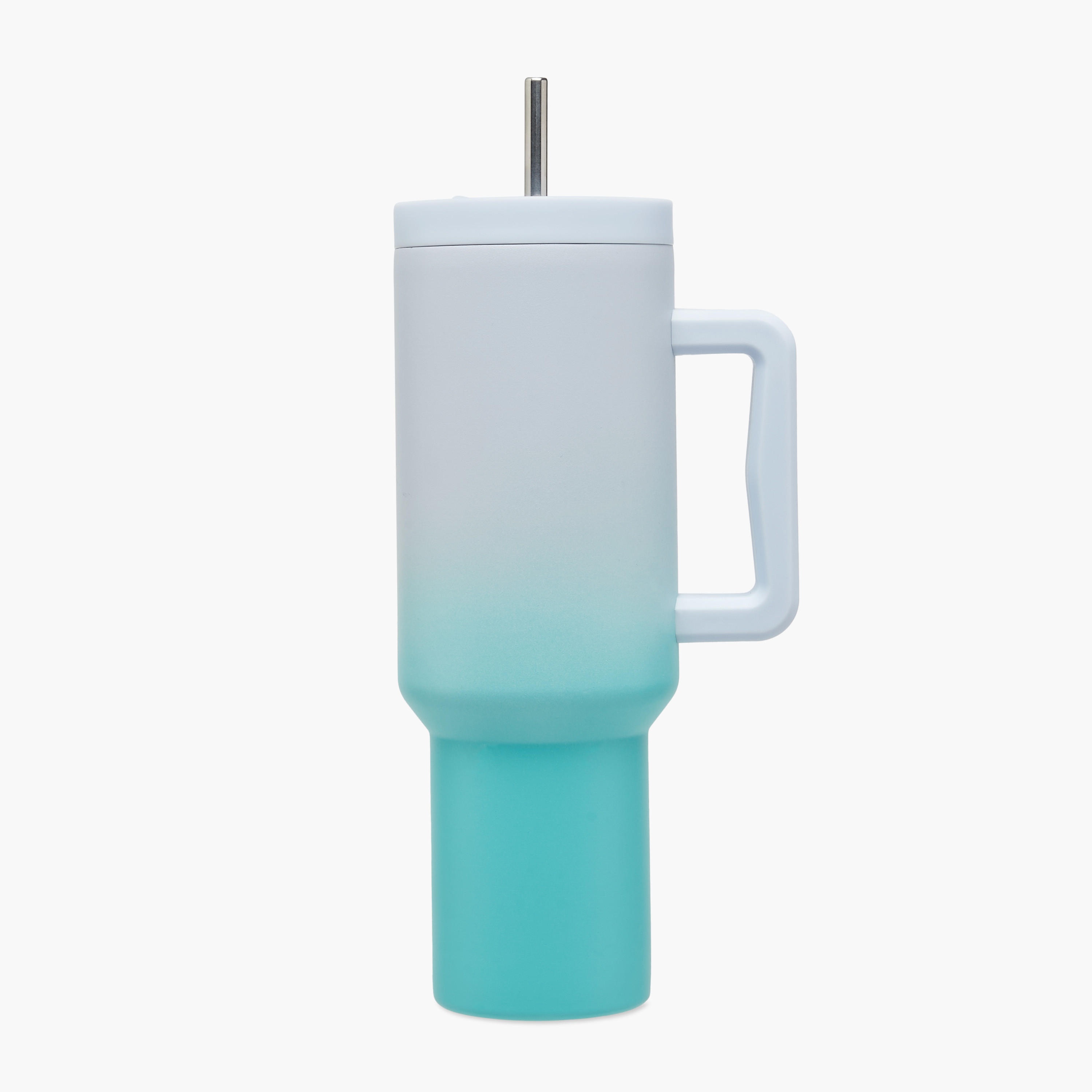 مج عازل للحرارة بقشّة وجدار مزدوج متدرج اللون - 1.2 لتر-school-waterbottles-image-1
