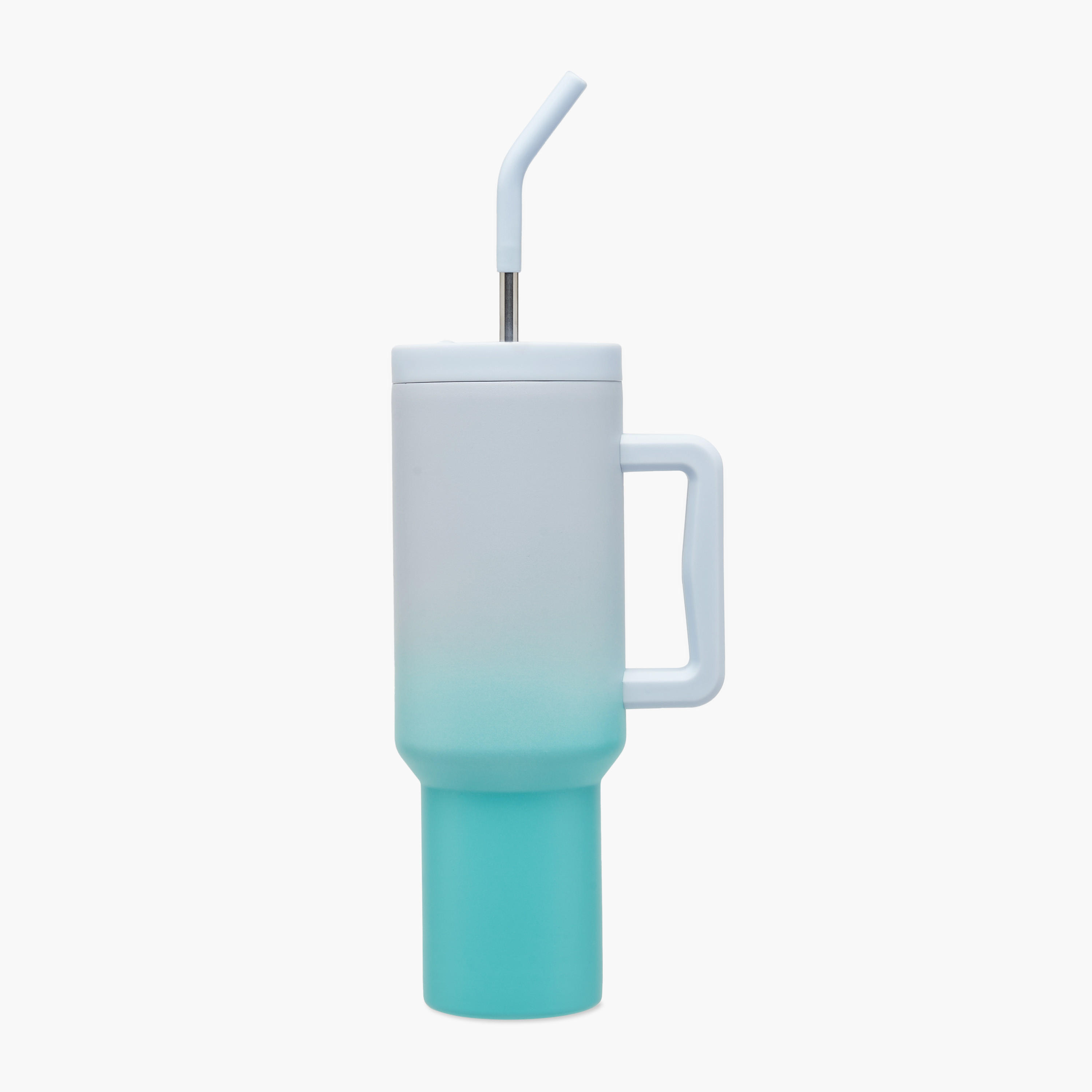 مج عازل للحرارة بقشّة وجدار مزدوج متدرج اللون - 1.2 لتر-school-waterbottles-image-2
