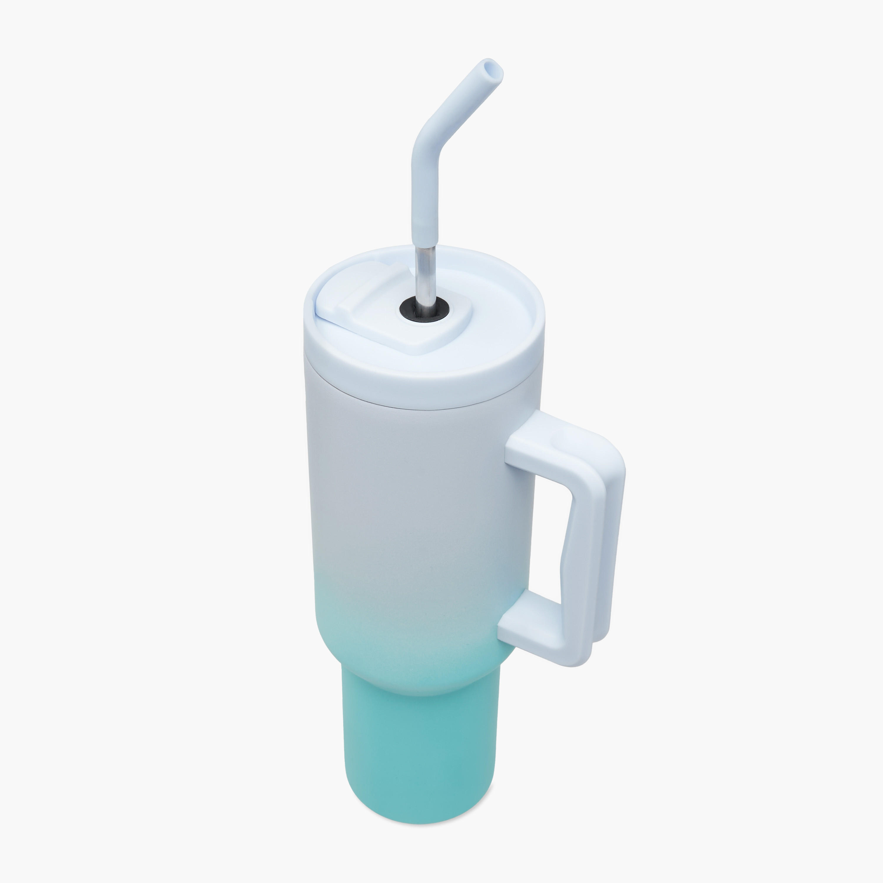 مج عازل للحرارة بقشّة وجدار مزدوج متدرج اللون - 1.2 لتر-school-waterbottles-image-4