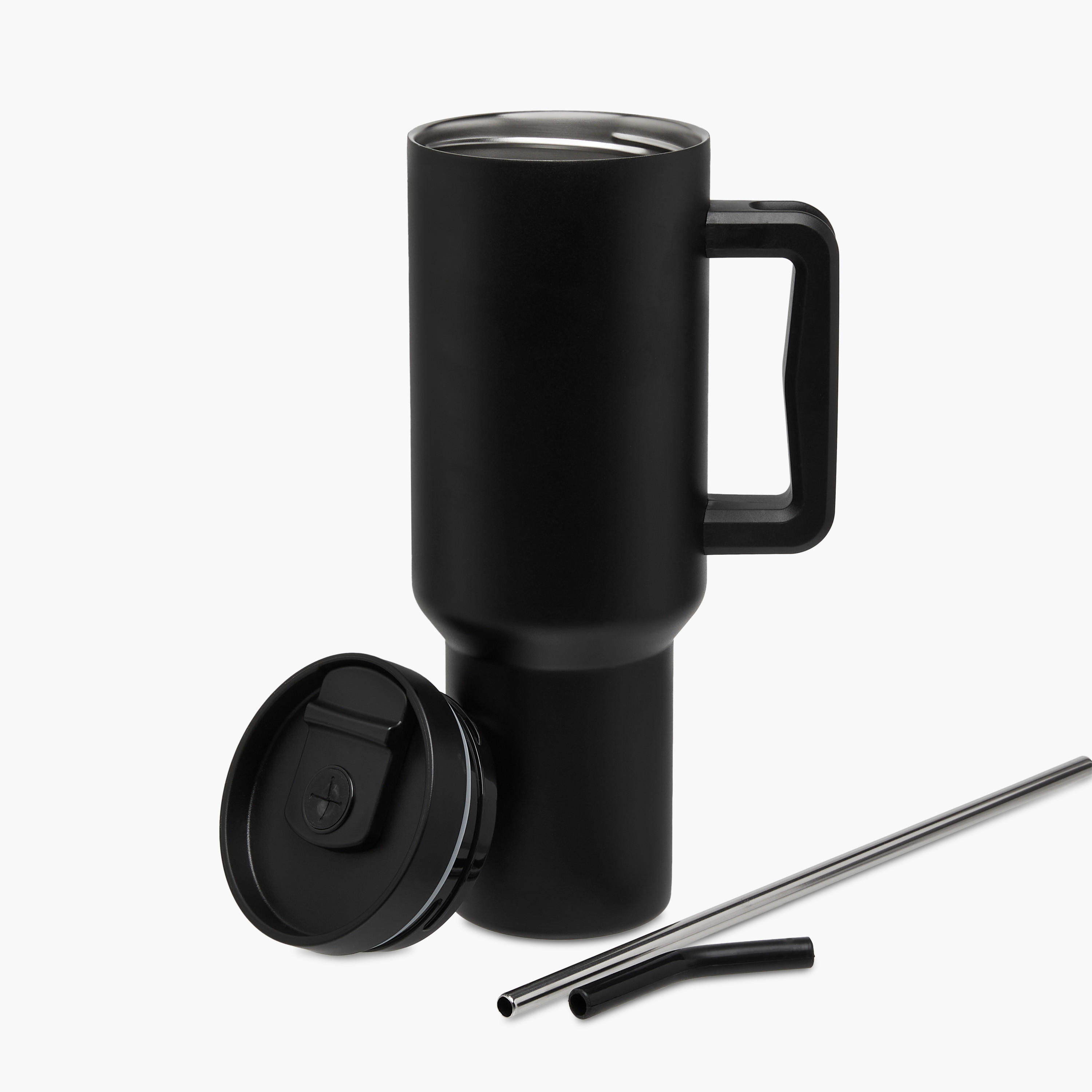 Solid Double Wall Sipper Vacuum Mug - 1.2 L-household-dining-teaandcoffee-travelmugsandsippers-image-3