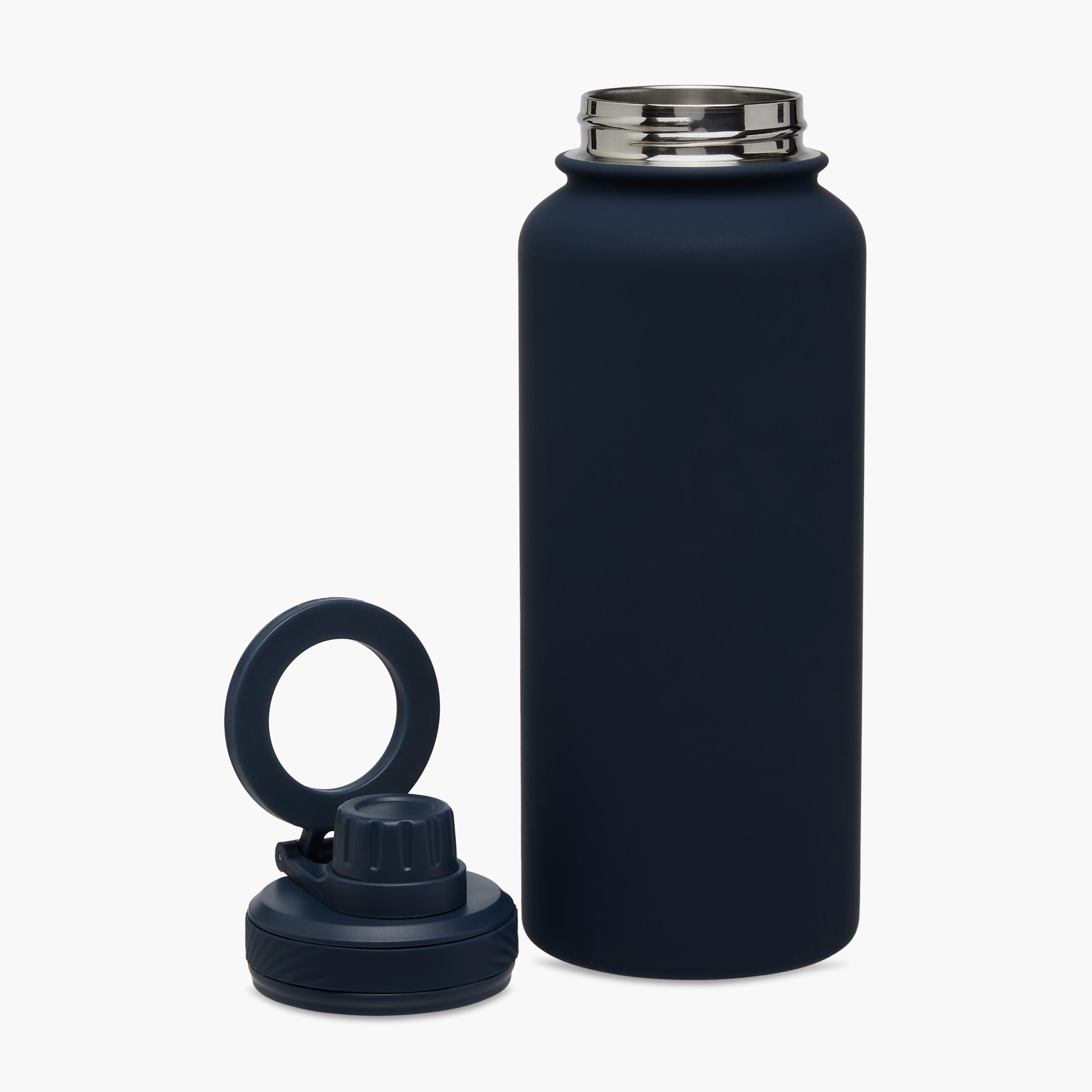 Solid Double Wall Vacuum Sipper Water Bottle with Magnetic Lid - 1 L-school-waterbottles-image-2