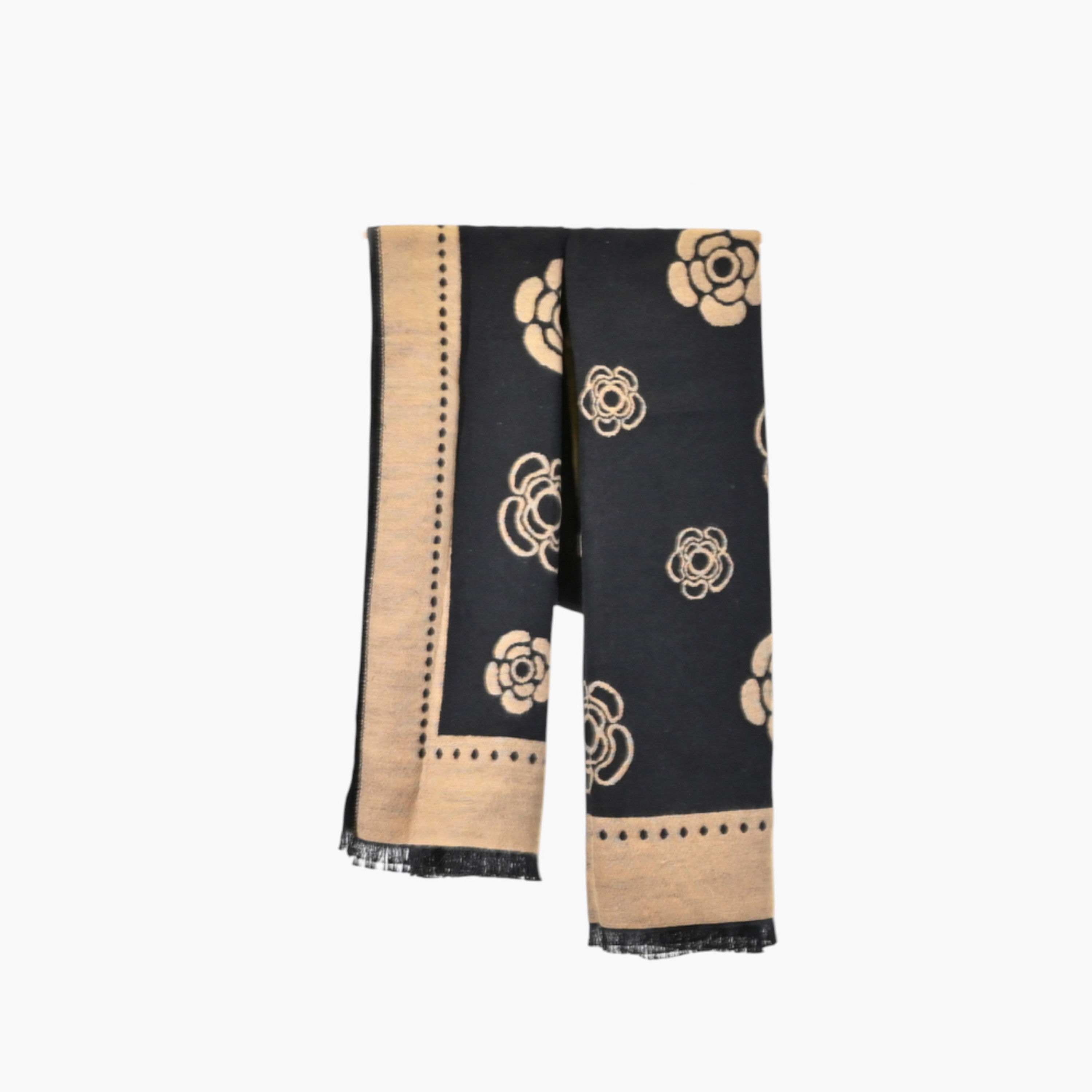 Zora Floral Print Winter Scarf - 185x60 cms-women-clothingaccessories-scarves-image-1