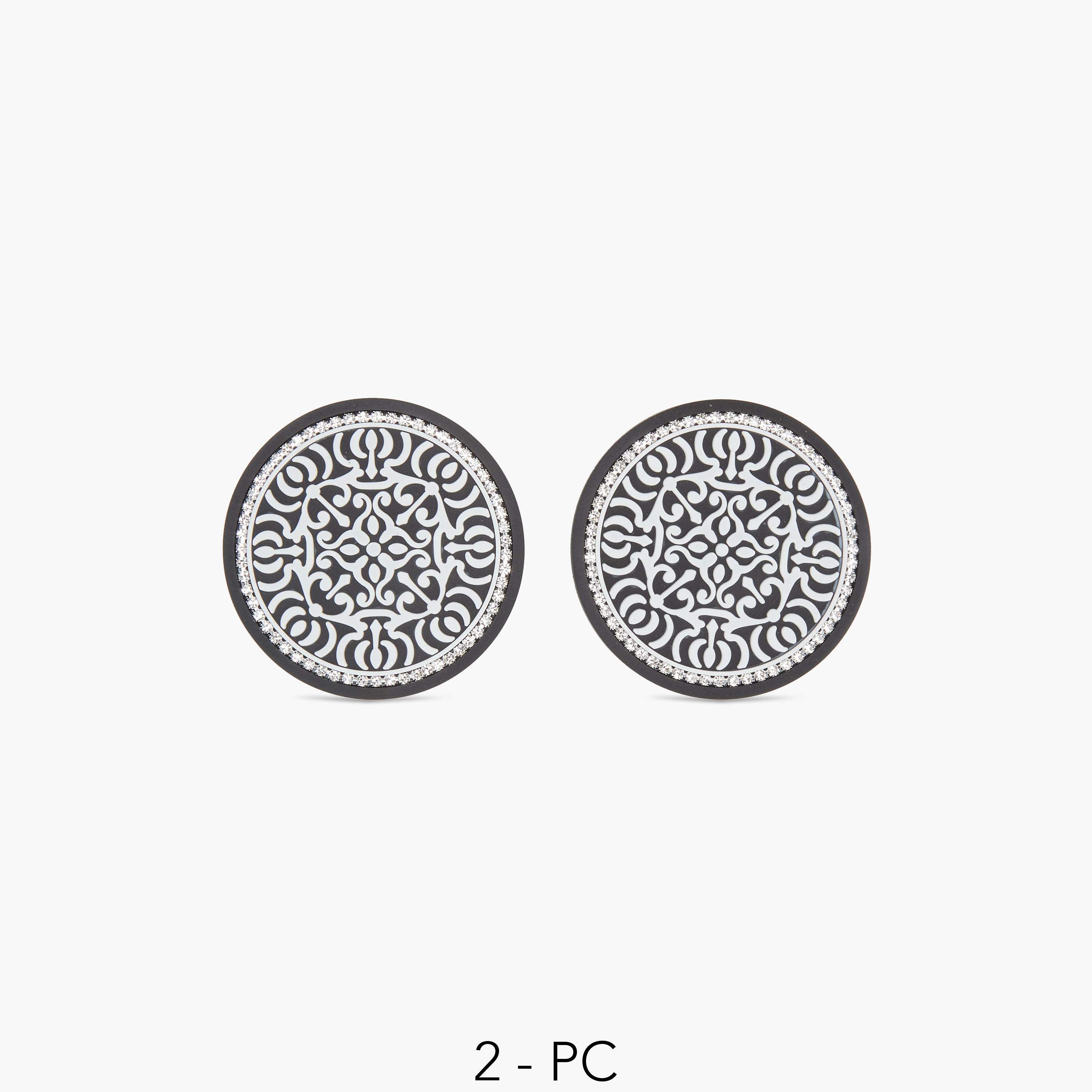 Findz Embellished Car Cup Holder Coaster - Set of 2-electronics-accessories-image-1