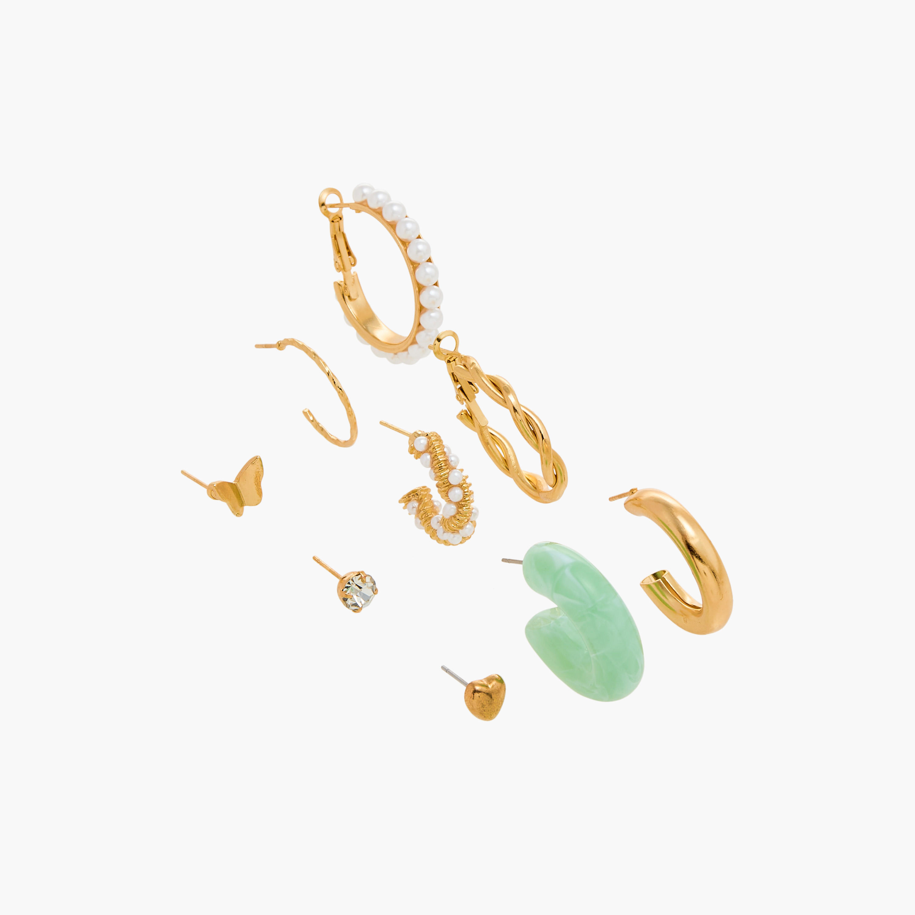 Assorted Earrings with Pushback Closure - Set of 9-women-watchesandjewellery-jewellery-earrings-image-3
