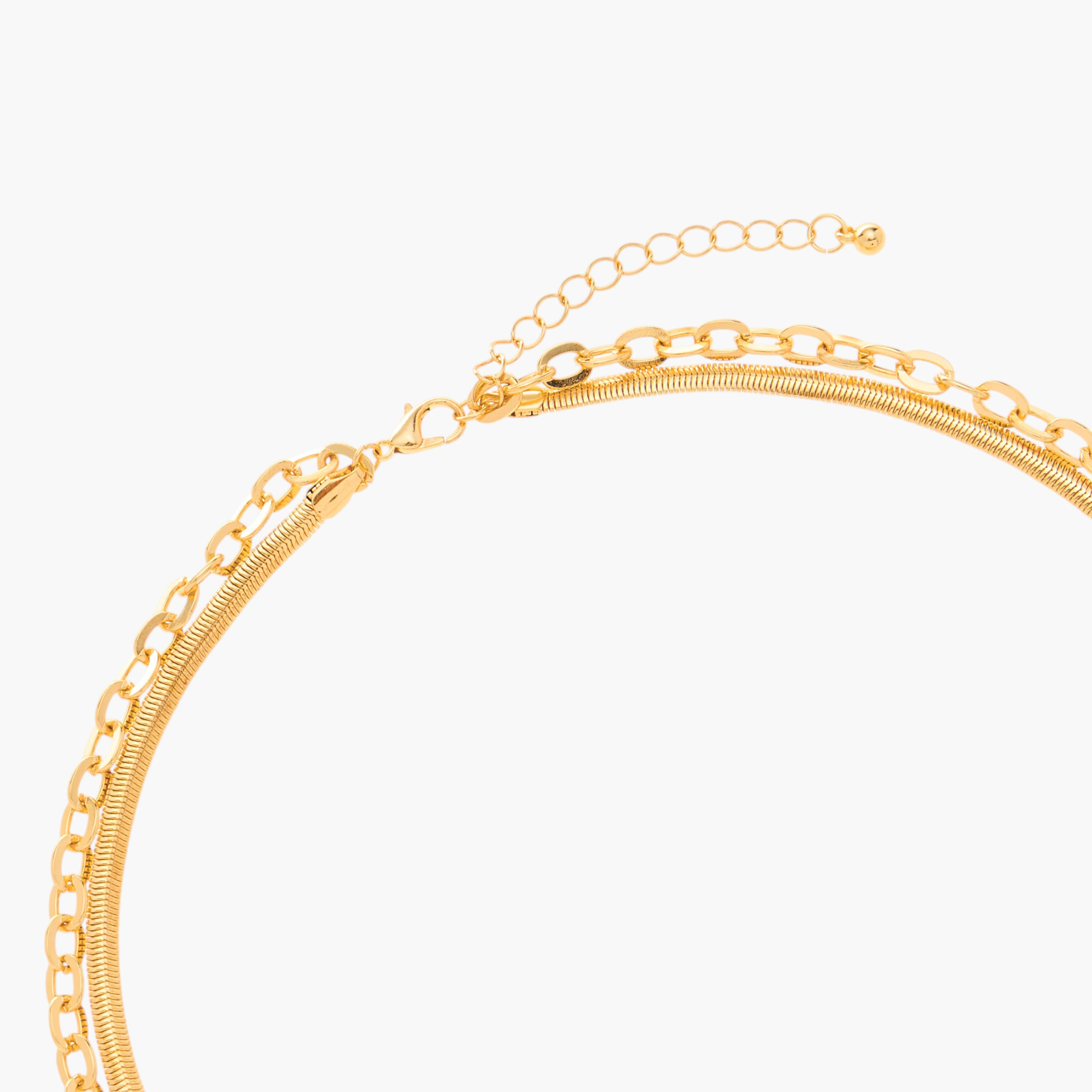 Pearl Embellished 2-Layer Necklace with Lobster Clasp Closure-women-watchesandjewellery-jewellery-necklacesandpendants-image-4