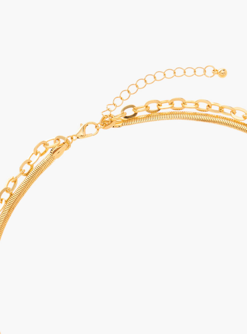 Pearl Embellished 2-Layer Necklace with Lobster Clasp Closure-women-watchesandjewellery-jewellery-necklacesandpendants-image-4