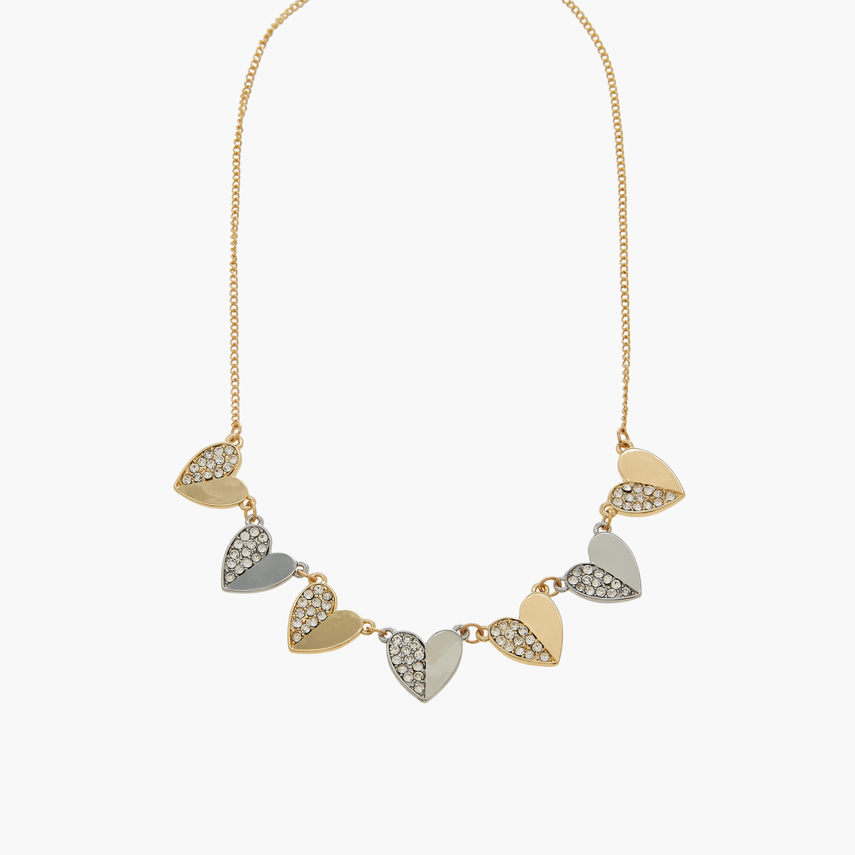 عقد بدلاية قلب مزيّن ومشبك إغلاق-women-watchesandjewellery-jewellery-necklacesandpendants-image-2