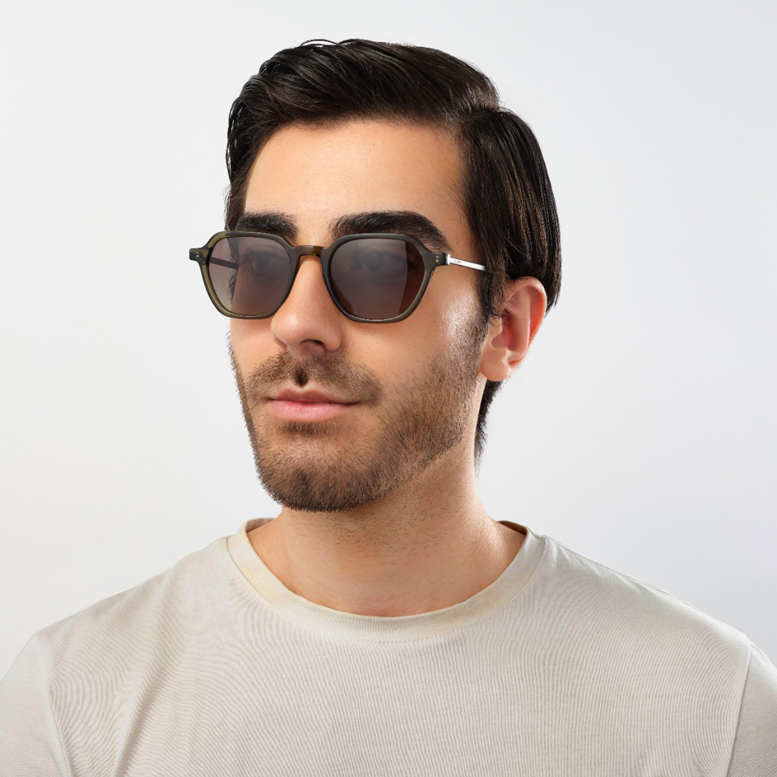 30صندايز-  نظارات شمسية خضراء هندسية مستقطبة   52 مم 30S-000303-0606p-men-sunglasses-image-4