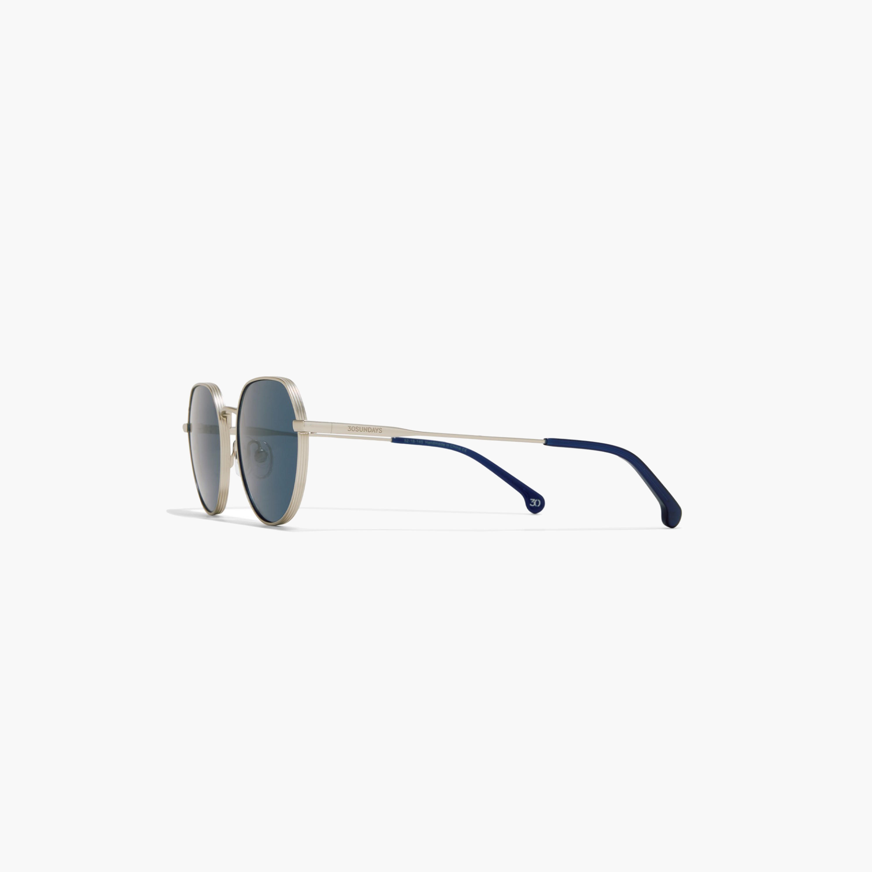 30صندايز-  نظارة شمسية هندسية زرقاء   52 مم 30S-000407-1202-men-sunglasses-image-3