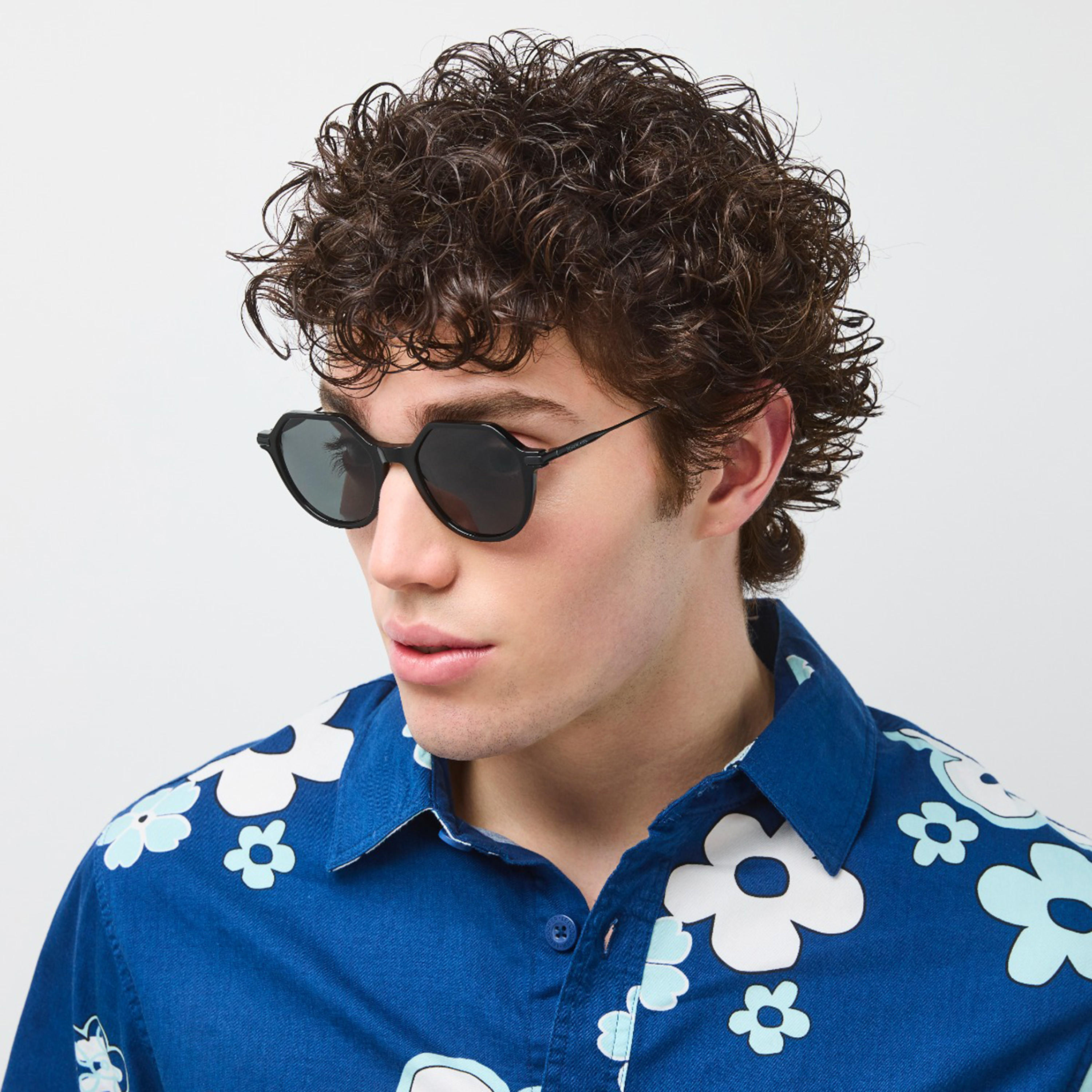 30صندايز-  نظارة شمسية هندسية سوداء   50 مم 30S-000411-0101-men-sunglasses-image-4