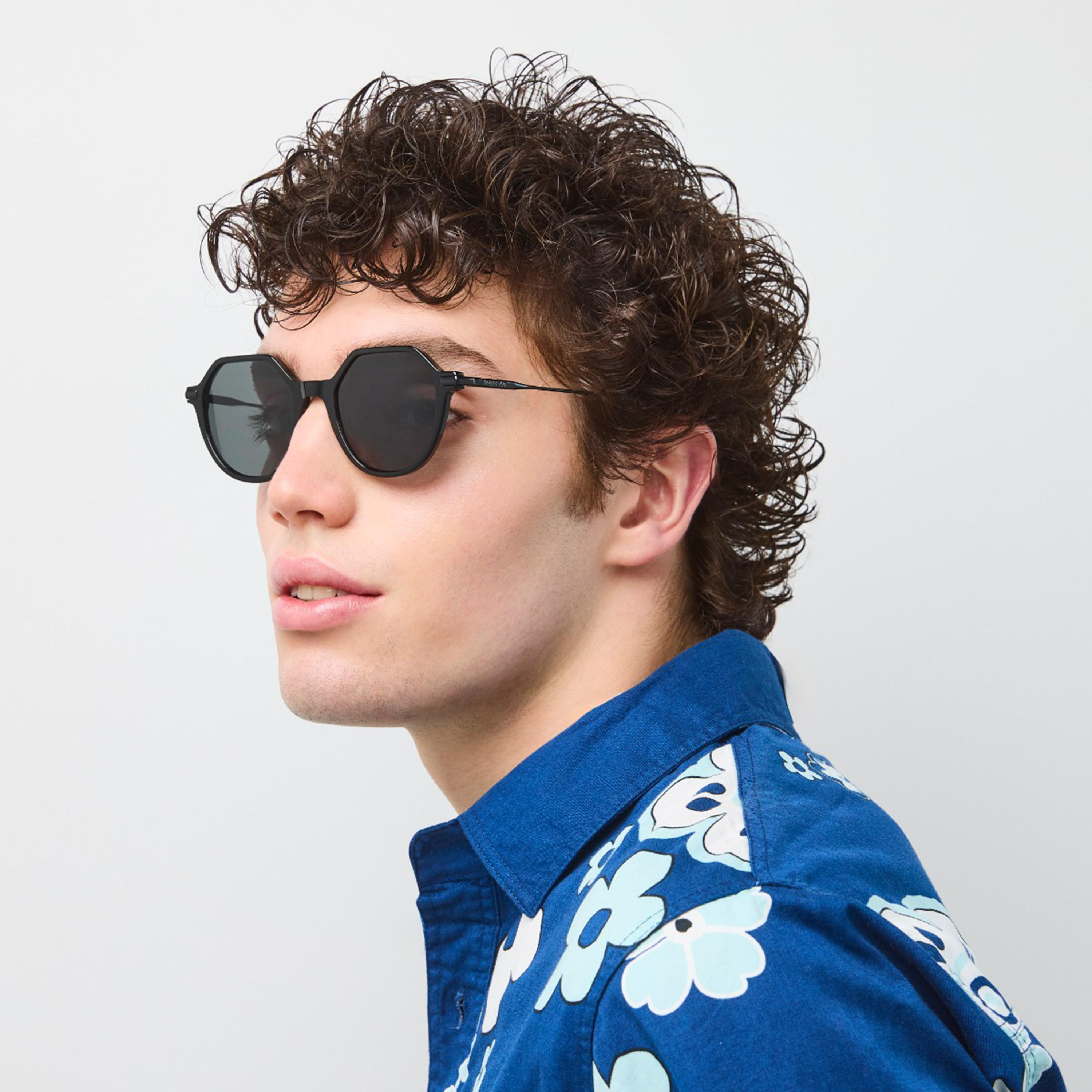 30Sundays 50MM Black Geometric Sunglasses 30S-000411-0101-men-sunglasses-image-5