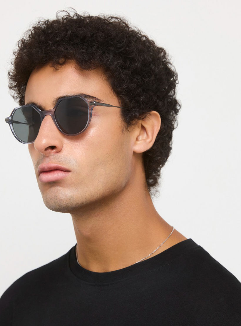30صندايز- نظارة شمسية هندسية سوداء 50 مم 30S-000411-0701-men-sunglasses-image-4