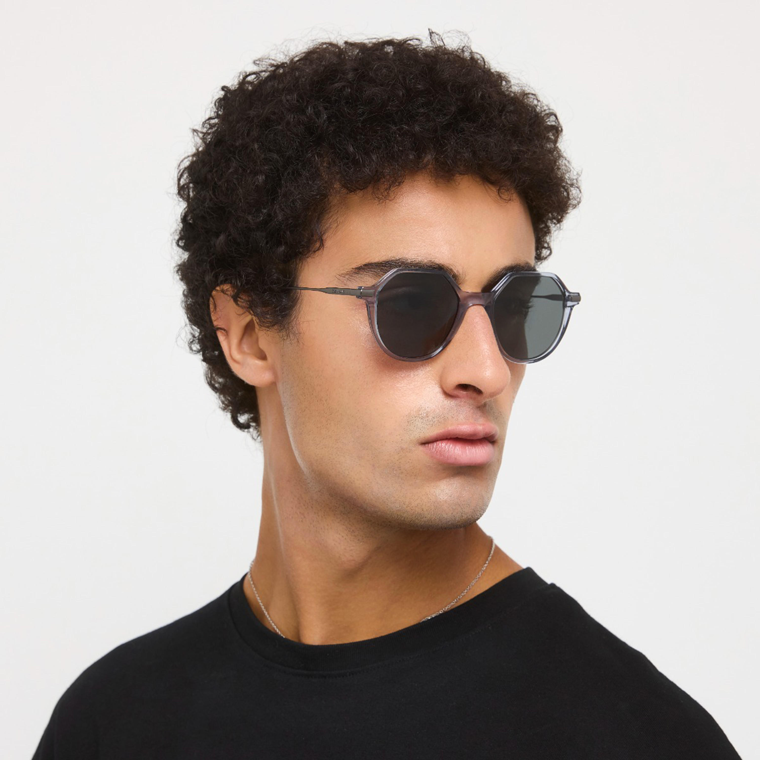 30صندايز-  نظارة شمسية هندسية سوداء   50 مم 30S-000411-0701-men-sunglasses-image-5