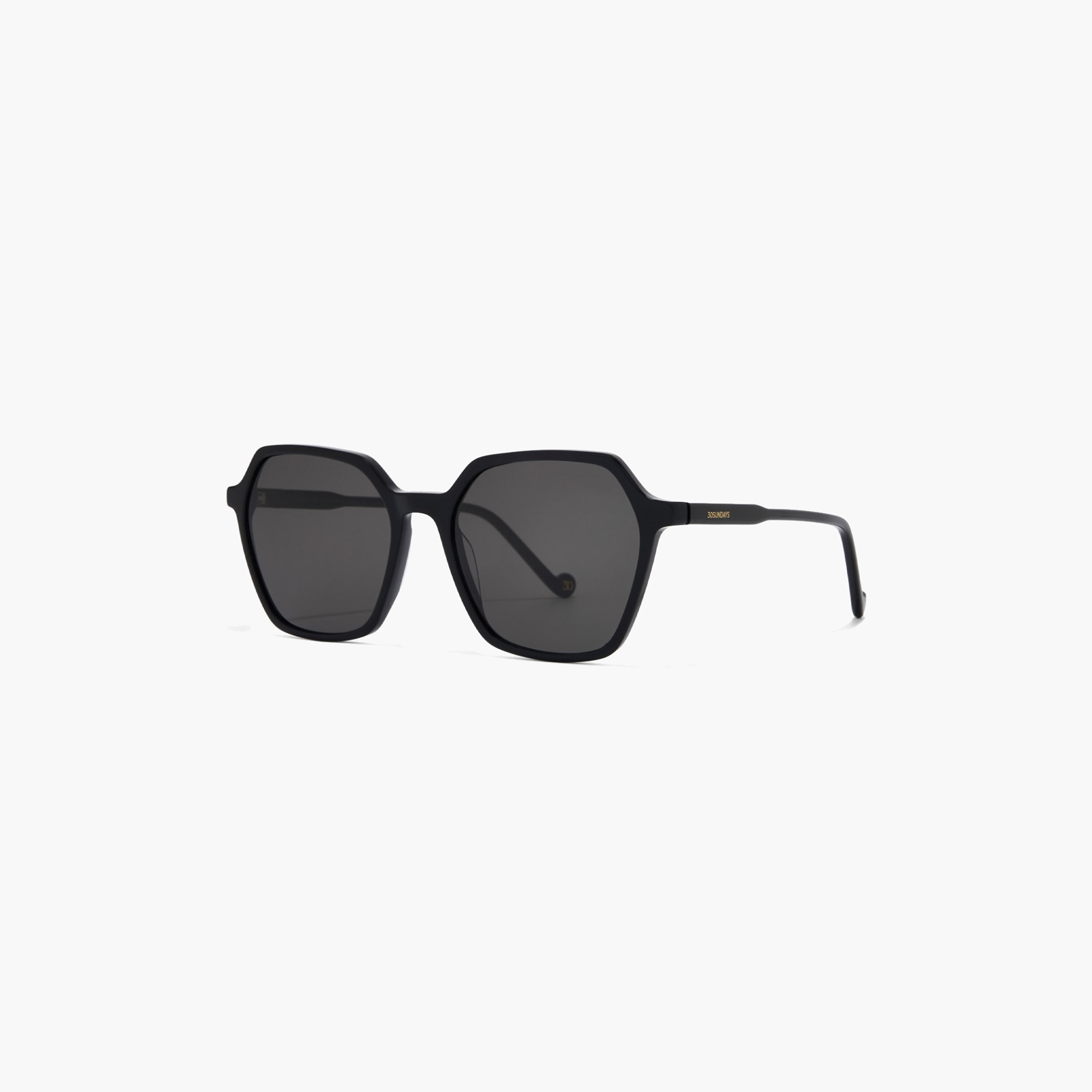30Sundays 53MM Black Geometric Sunglasses 30S-000413-0101-women-sunglasses-image-2