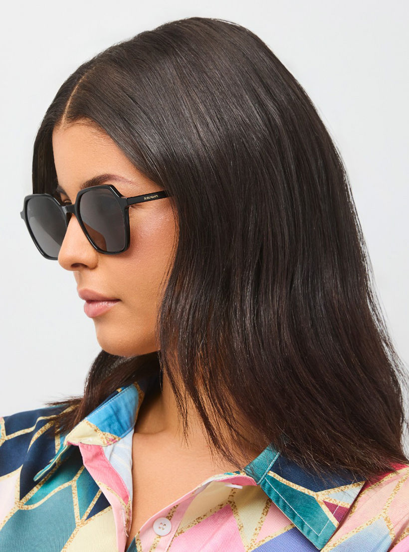 30Sundays 53MM Black Geometric Sunglasses 30S-000413-0101-women-sunglasses-image-4