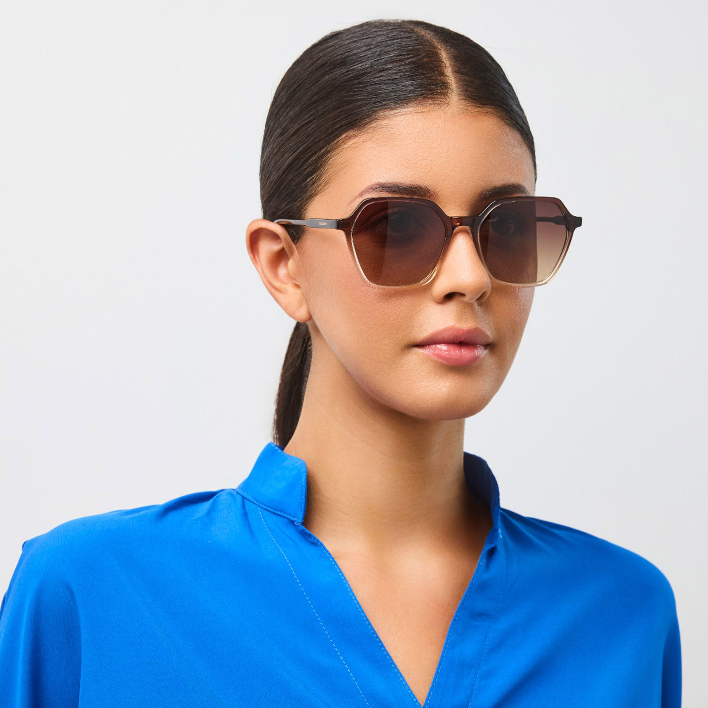 30Sundays 53MM Brown Geometric Sunglasses 30S-000413-0404-women-sunglasses-image-5