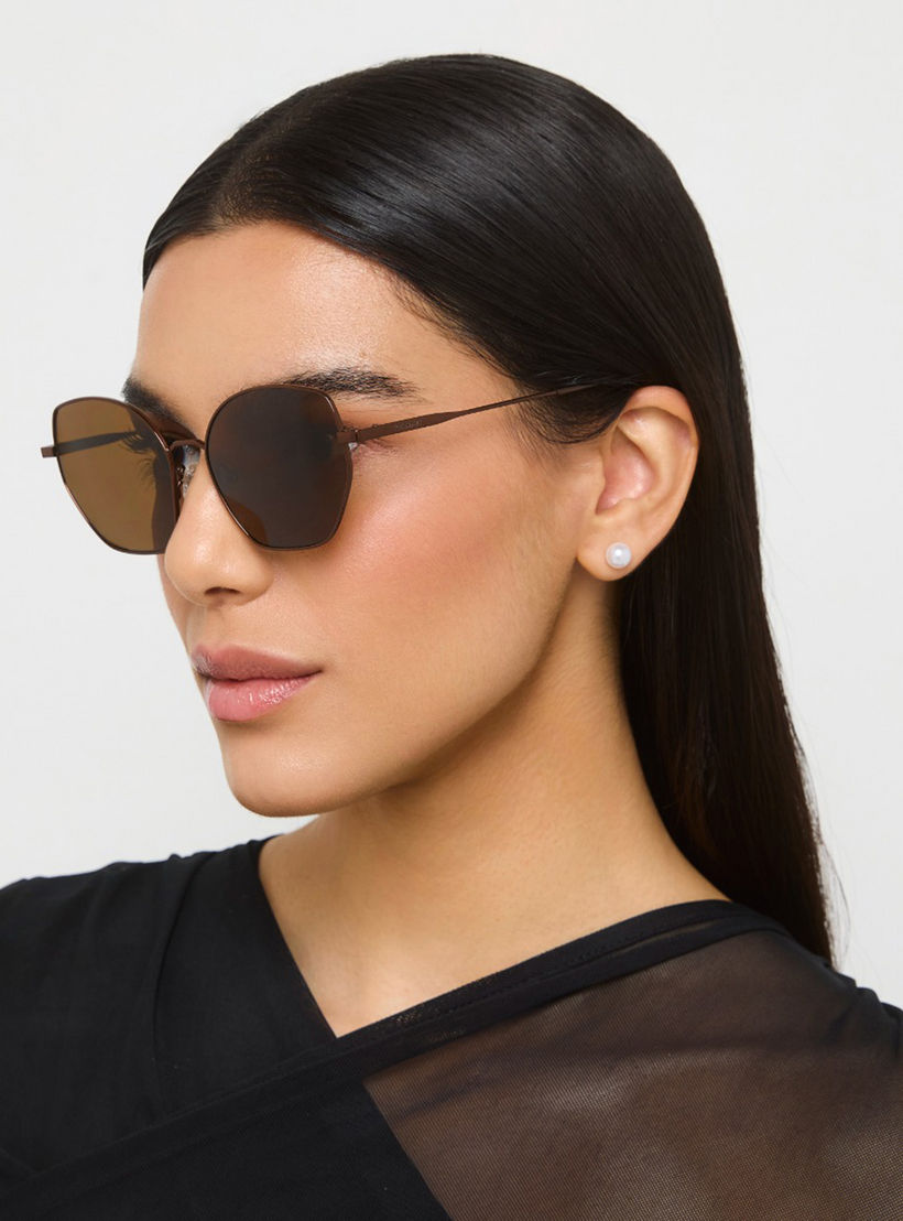 30Sundays 54MM Brown Geometric Sunglasses 30S-000415-0404-women-sunglasses-image-4