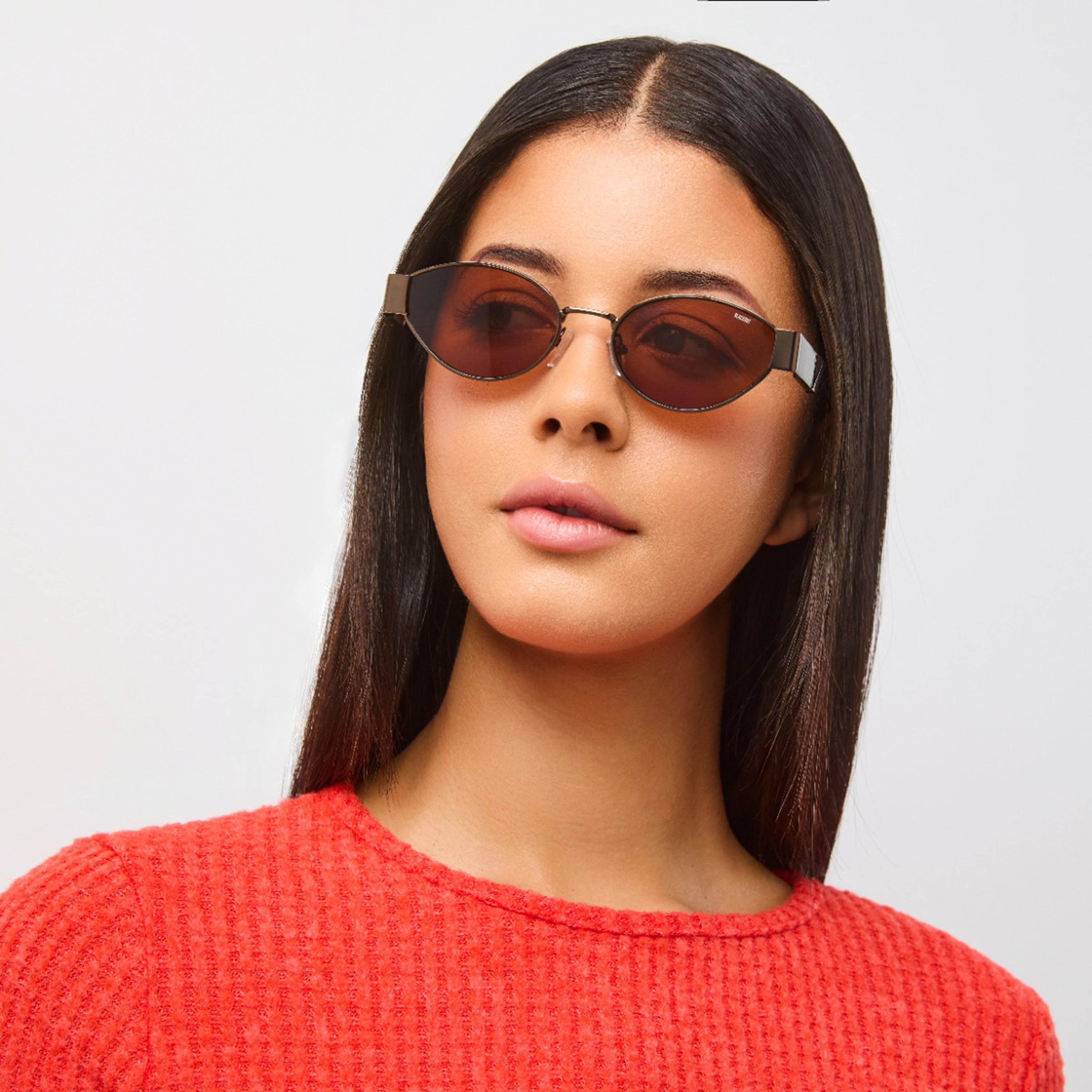 BlackOut 53MM Brown Oval Sunglasses BLA-000300-0404-women-sunglasses-image-4