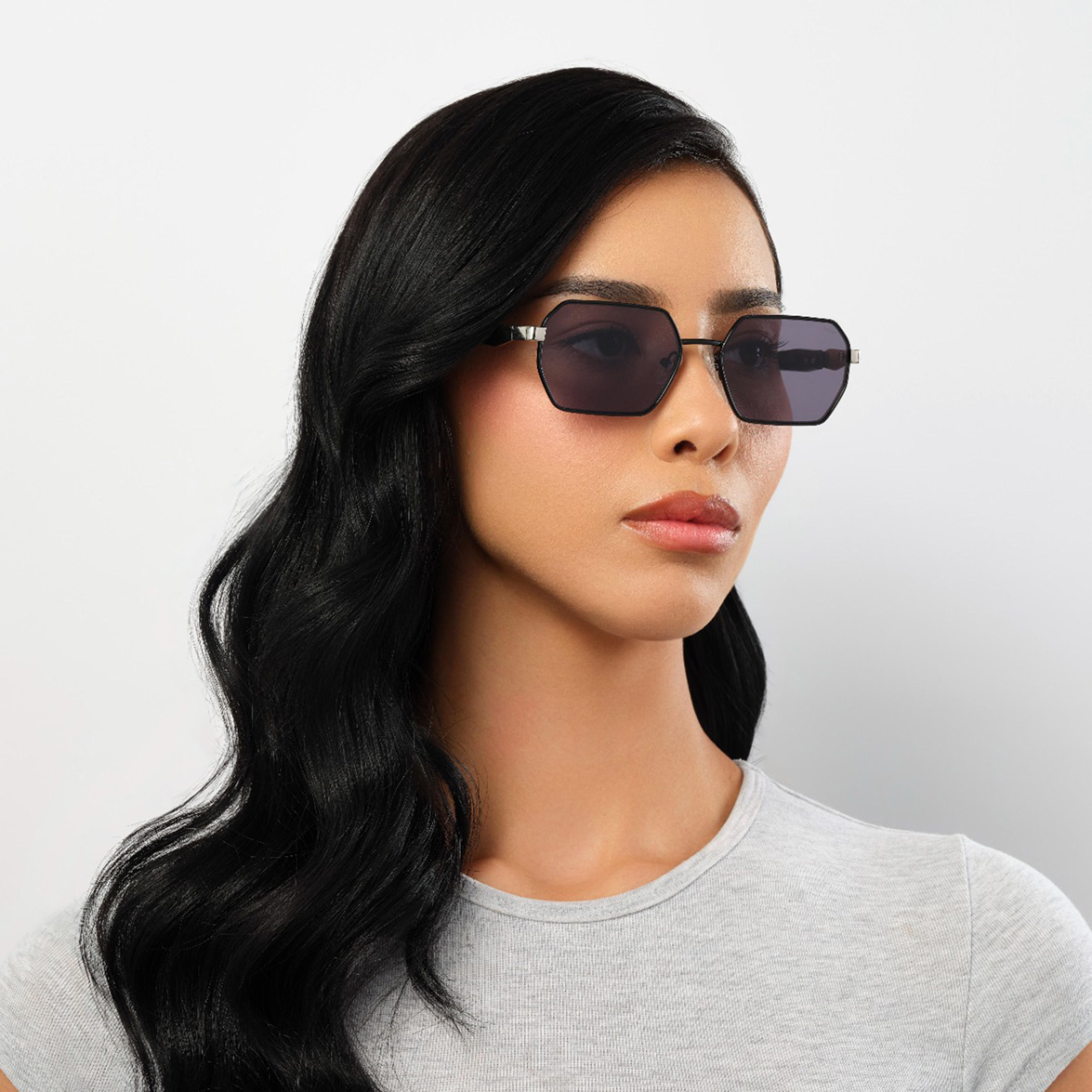 بلاك آوت-  نظارة شمسية هندسية رمادية   56 مم BLA-000313-0107-men-sunglasses-image-4