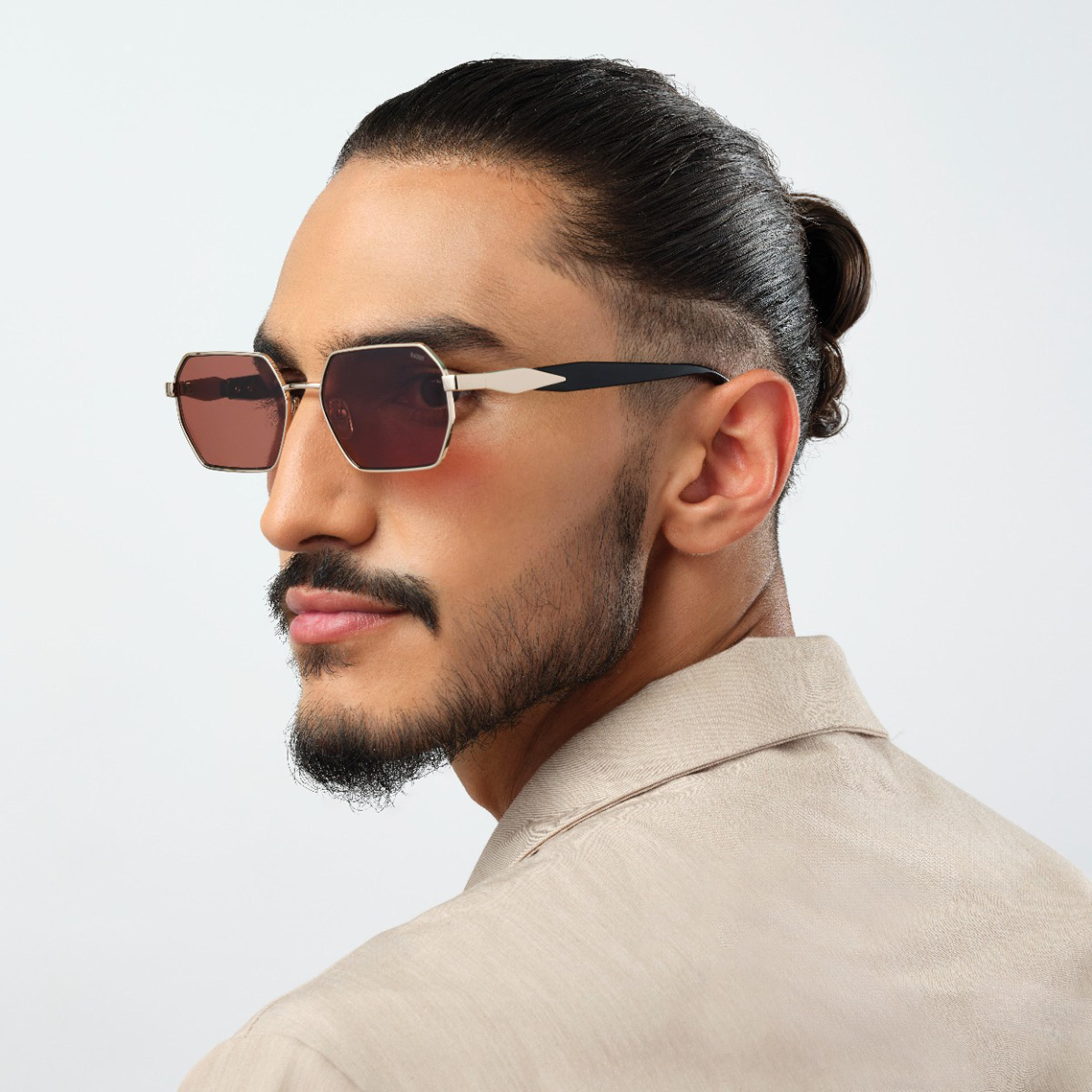 بلاك آوت-  نظارة شمسية هندسية بنية   56 مم BLA-000313-2904-men-sunglasses-image-4