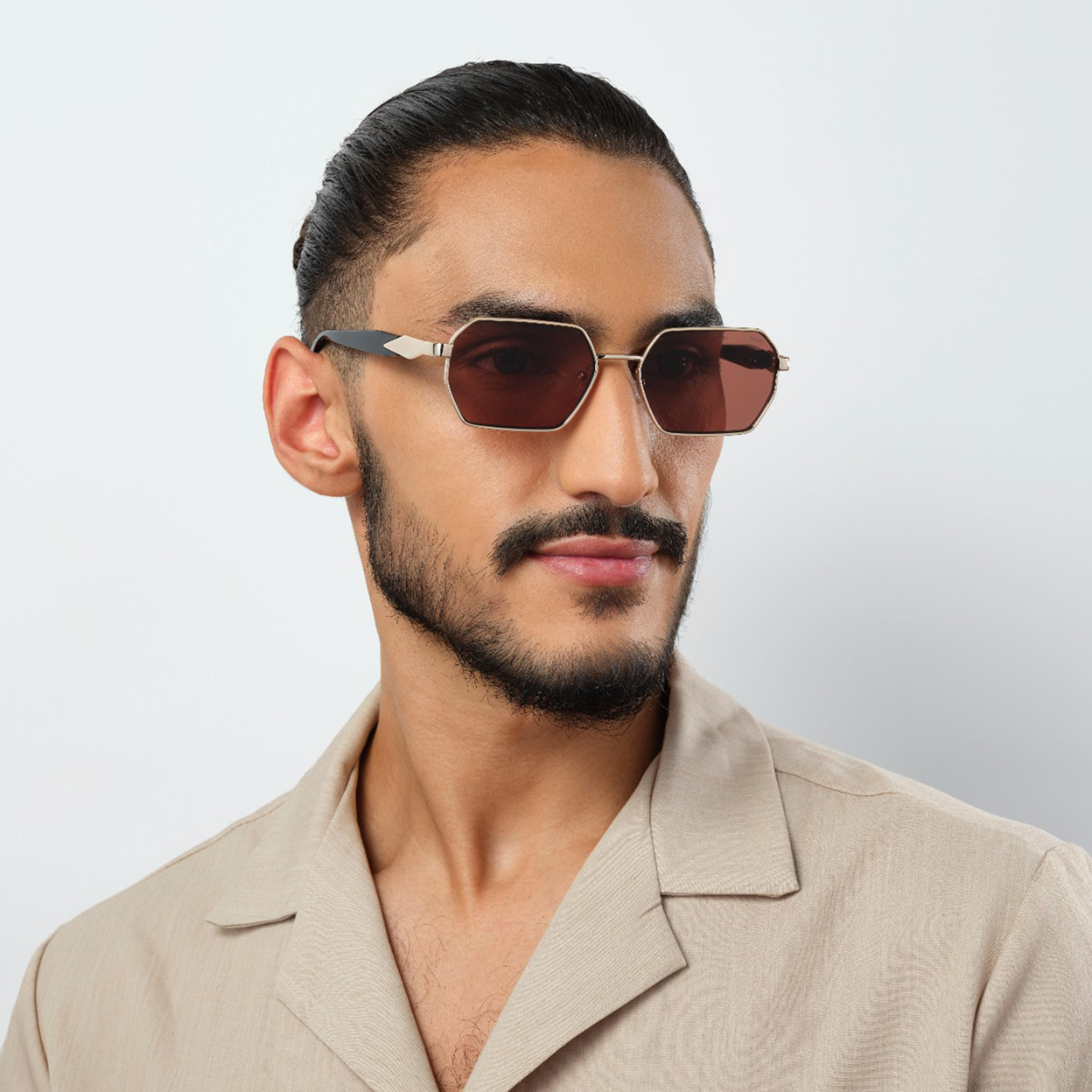 بلاك آوت-  نظارة شمسية هندسية بنية   56 مم BLA-000313-2904-men-sunglasses-image-5