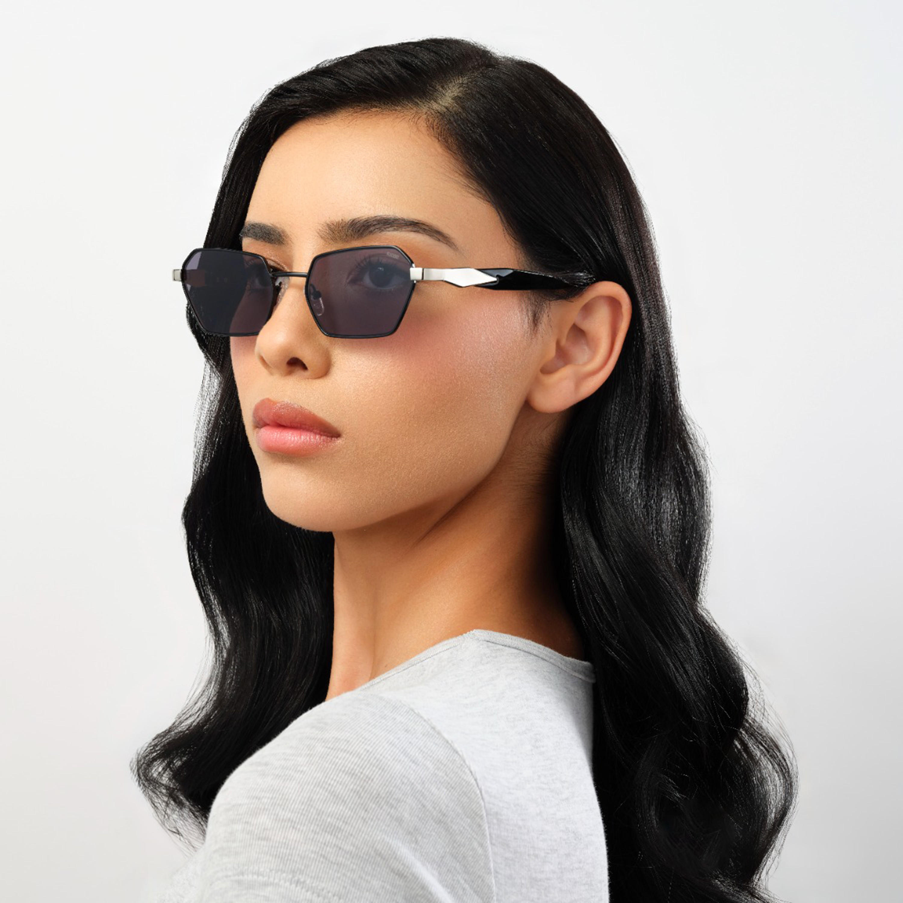 BlackOut 52MM Grey Geometric Sunglasses BLA-000315-0107-women-sunglasses-image-4