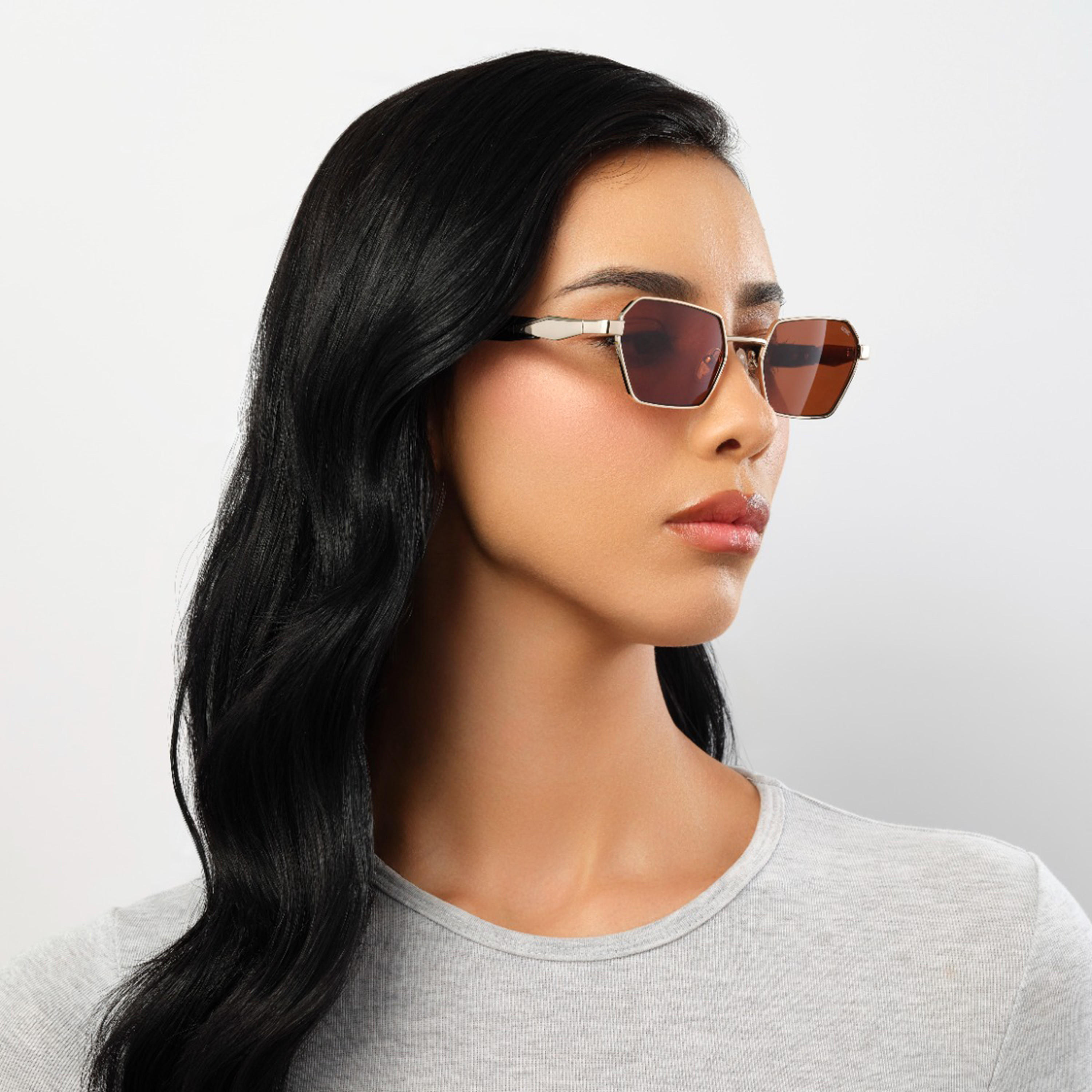 BlackOut 52MM Brown Geometric Sunglasses BLA-000315-2904-women-sunglasses-image-4