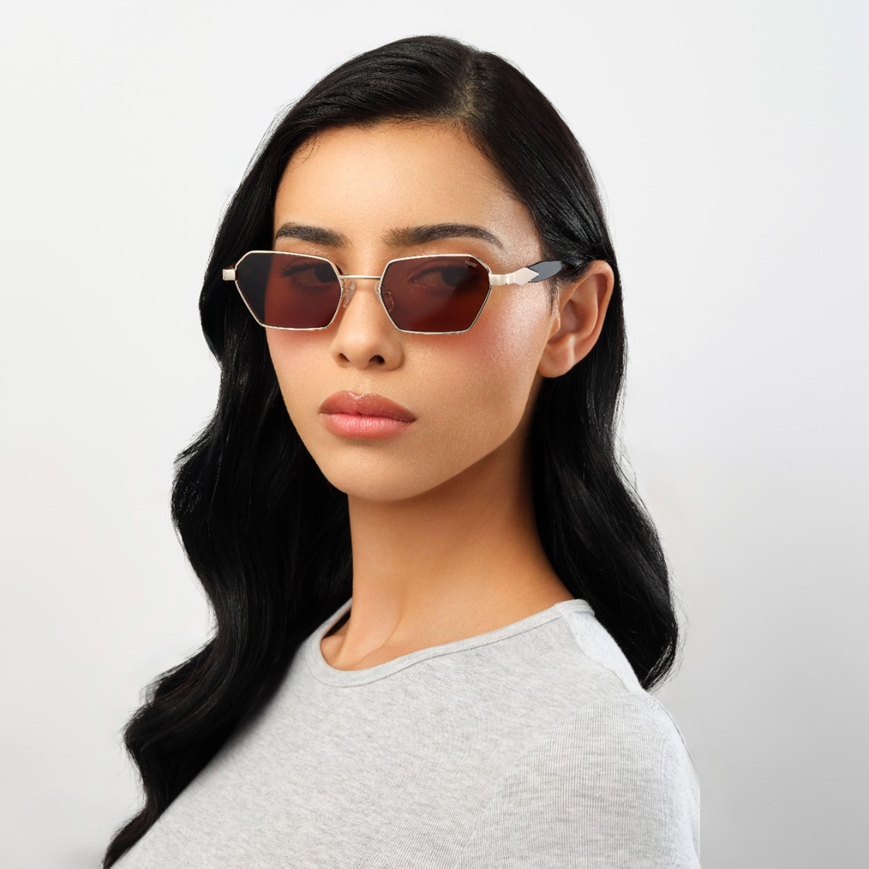 بلاك آوت-  نظارة شمسية هندسية بنية   52 مم BLA-000315-2904-women-sunglasses-image-5