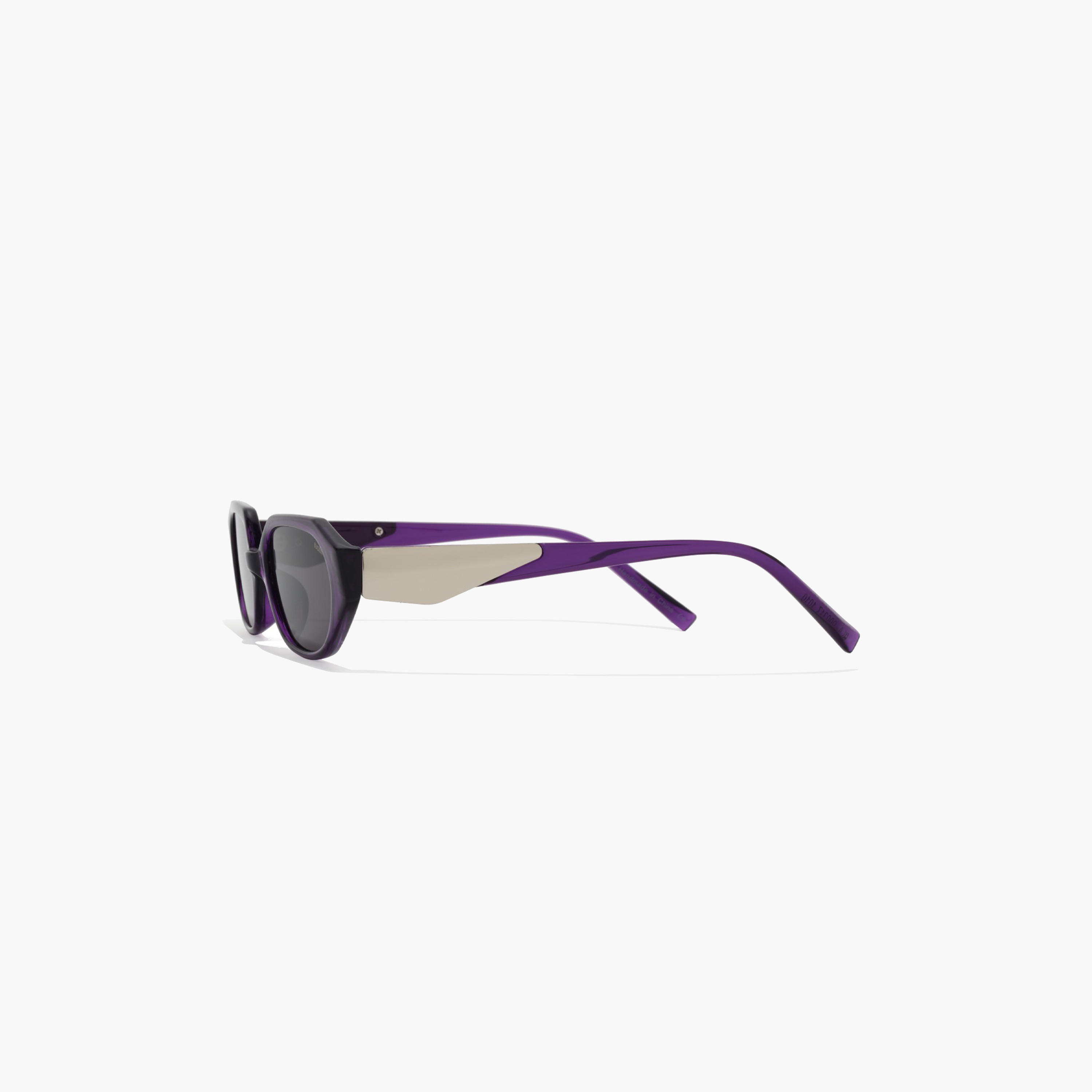 بلاك آوت-  نظارة شمسية هندسية أرجوانية   52 مم BLA-000317-1010-women-sunglasses-image-3